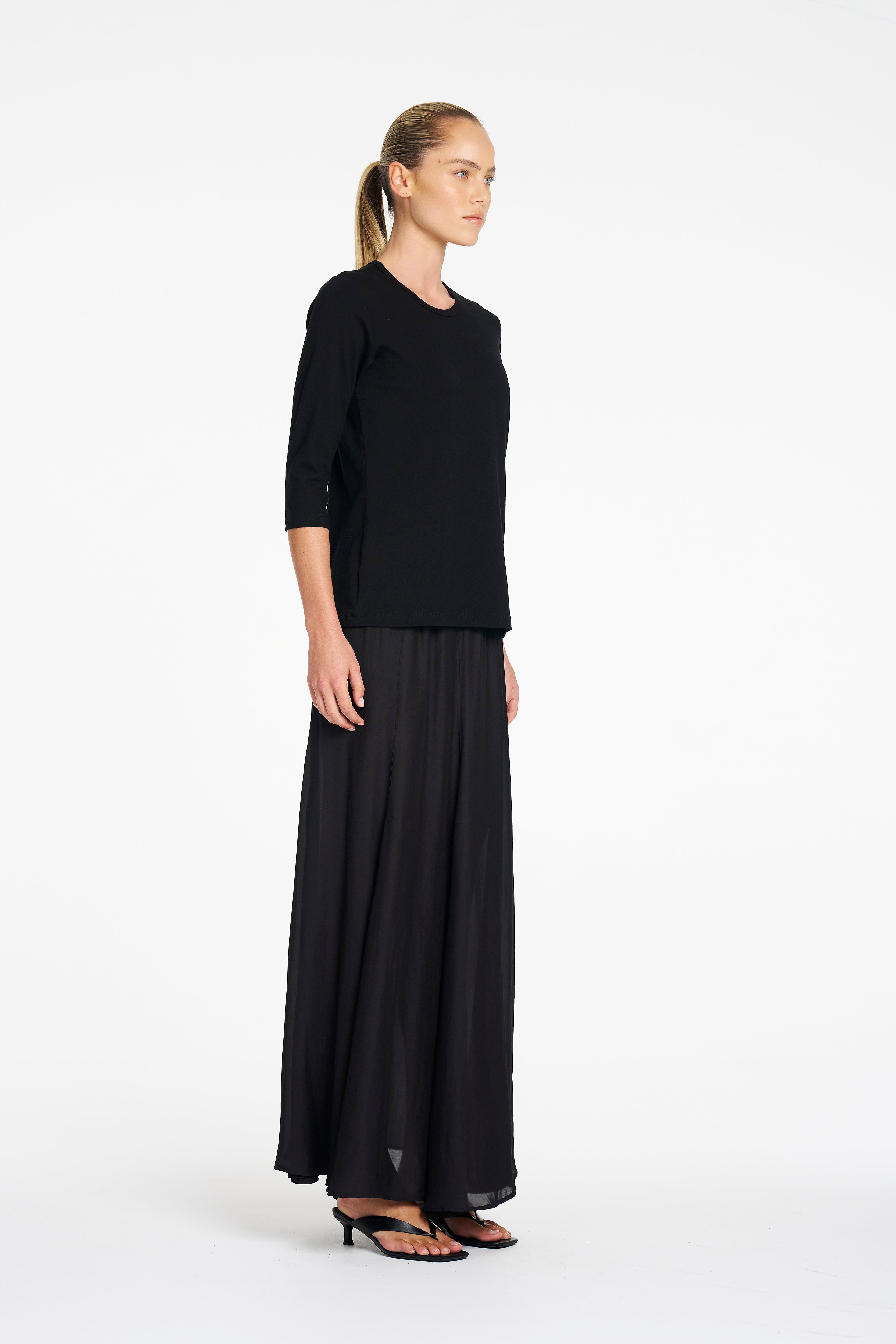 MID SL TOP - Black - MELA PURDIE
