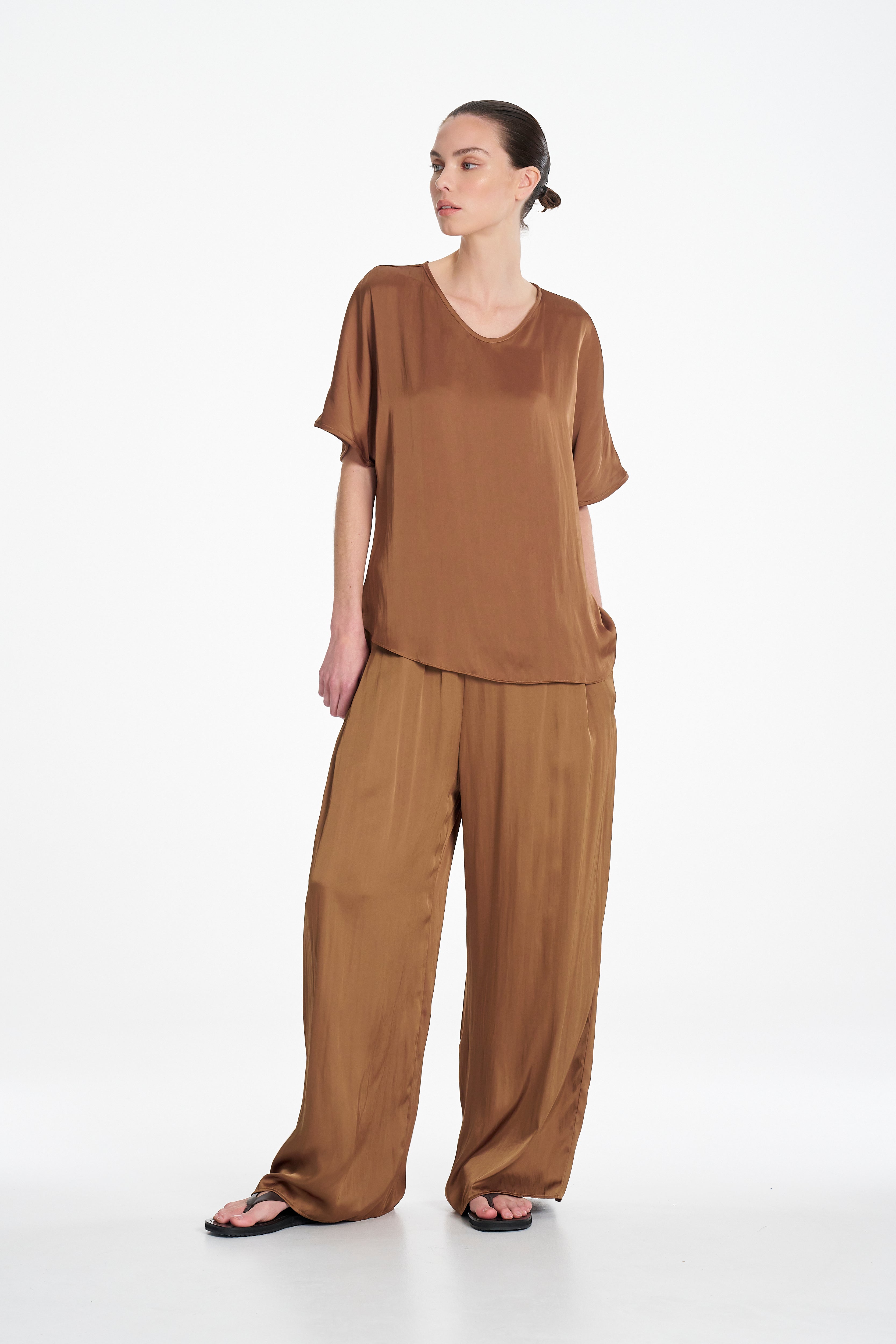 CHARMEUSE PANT - Saffron - MELA PURDIE