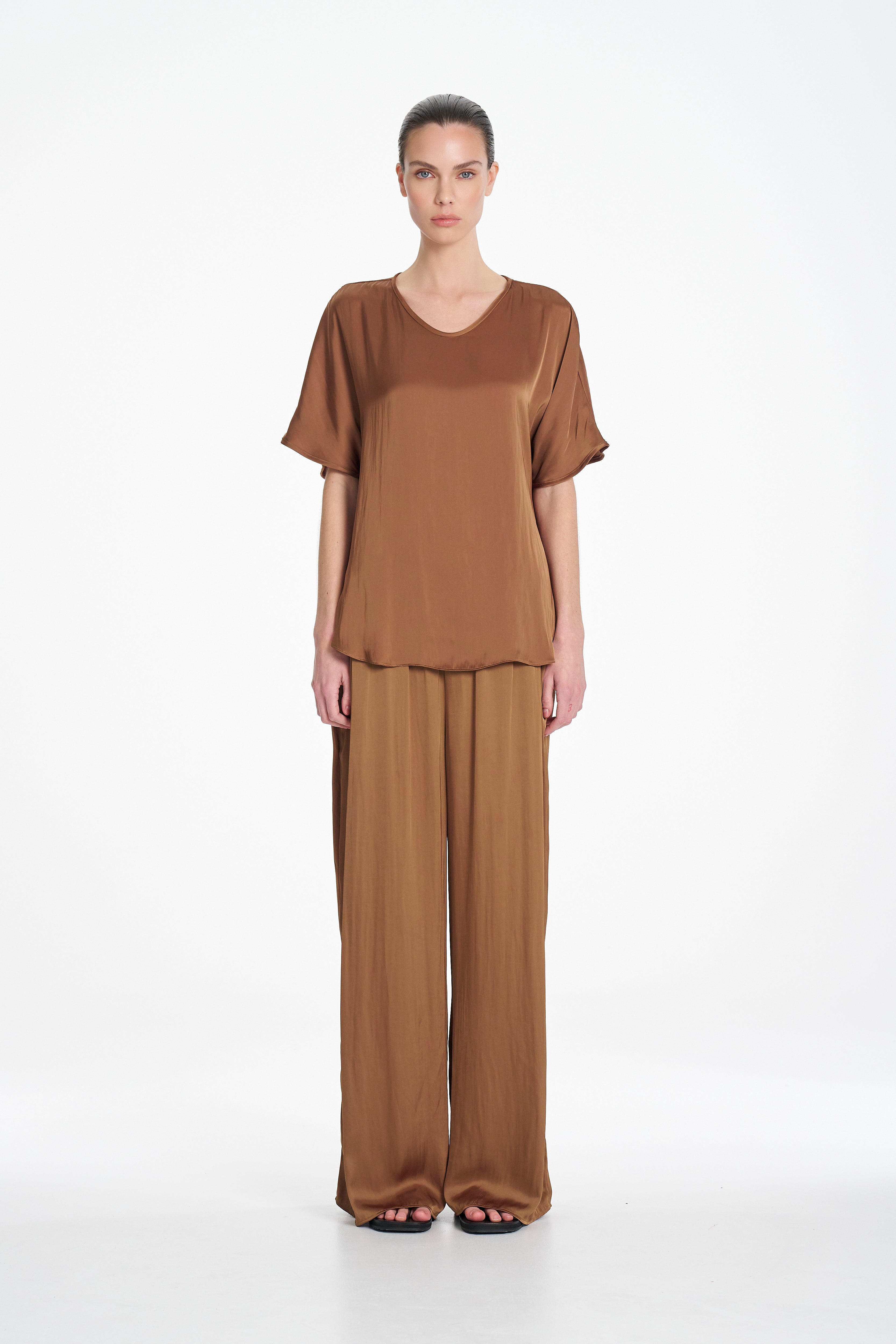CHARMEUSE PANT - Saffron - MELA PURDIE