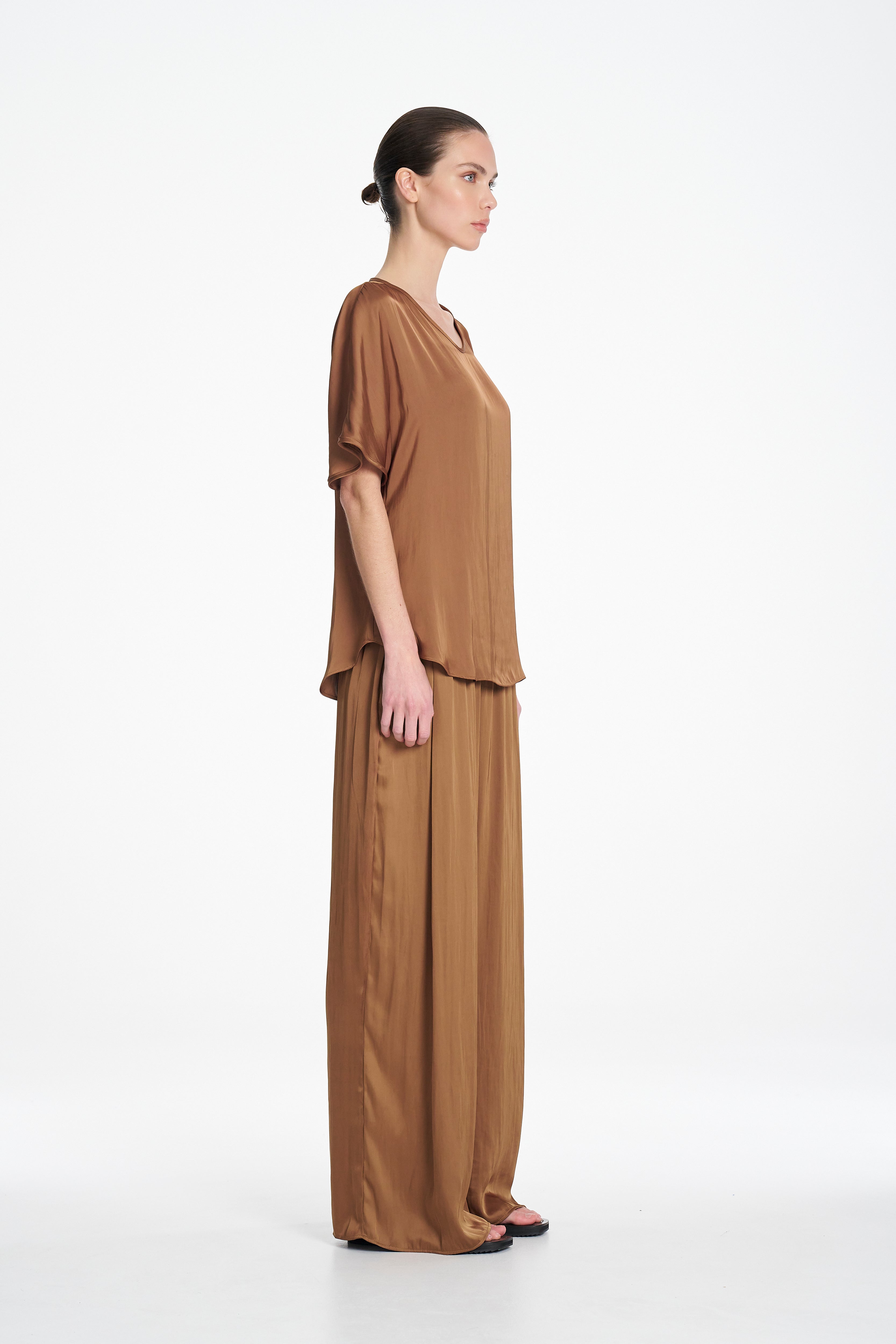 CHARMEUSE PANT - Saffron - MELA PURDIE