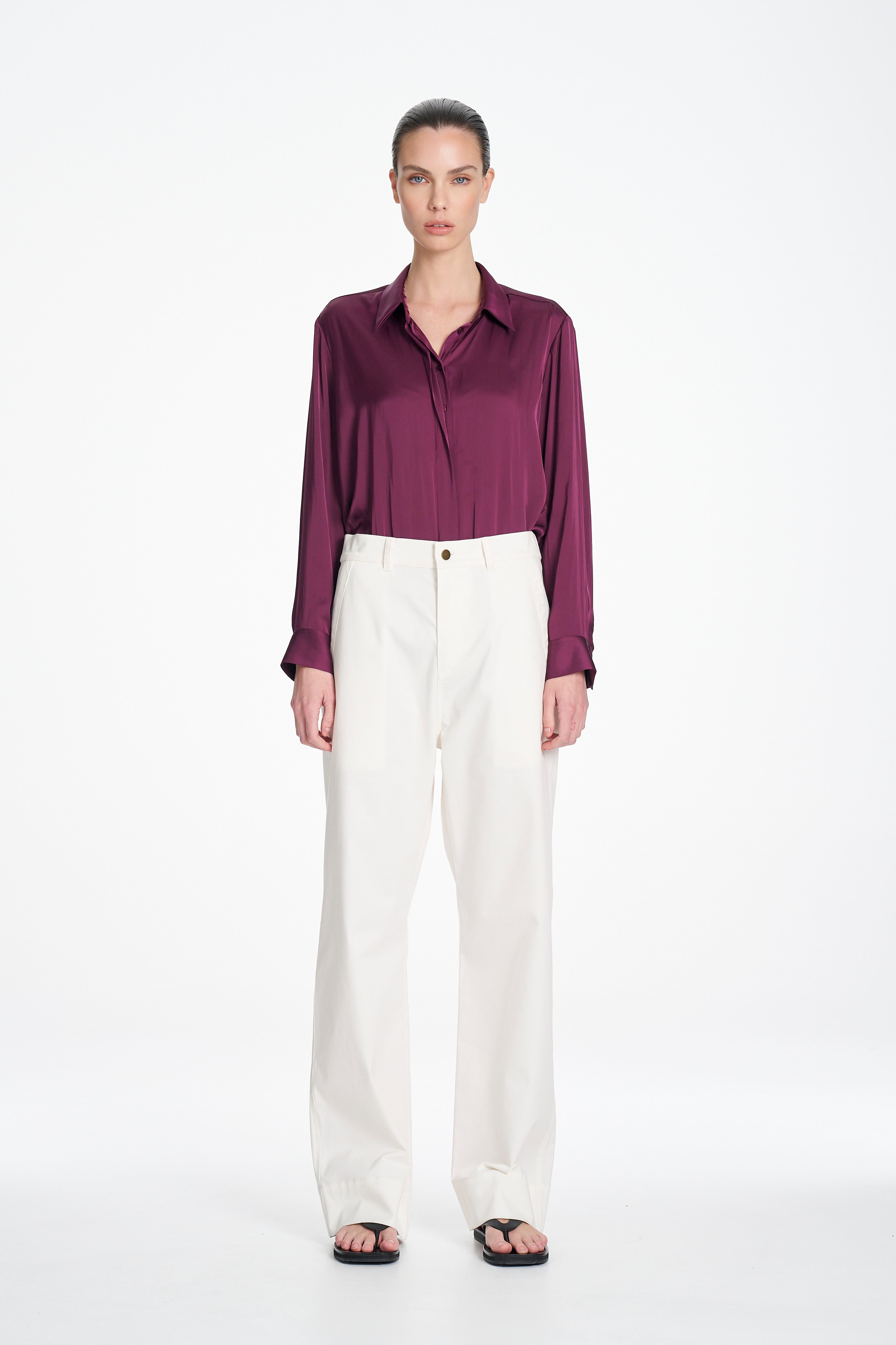 CHARMEUSE SHIRT - Jam - MELA PURDIE