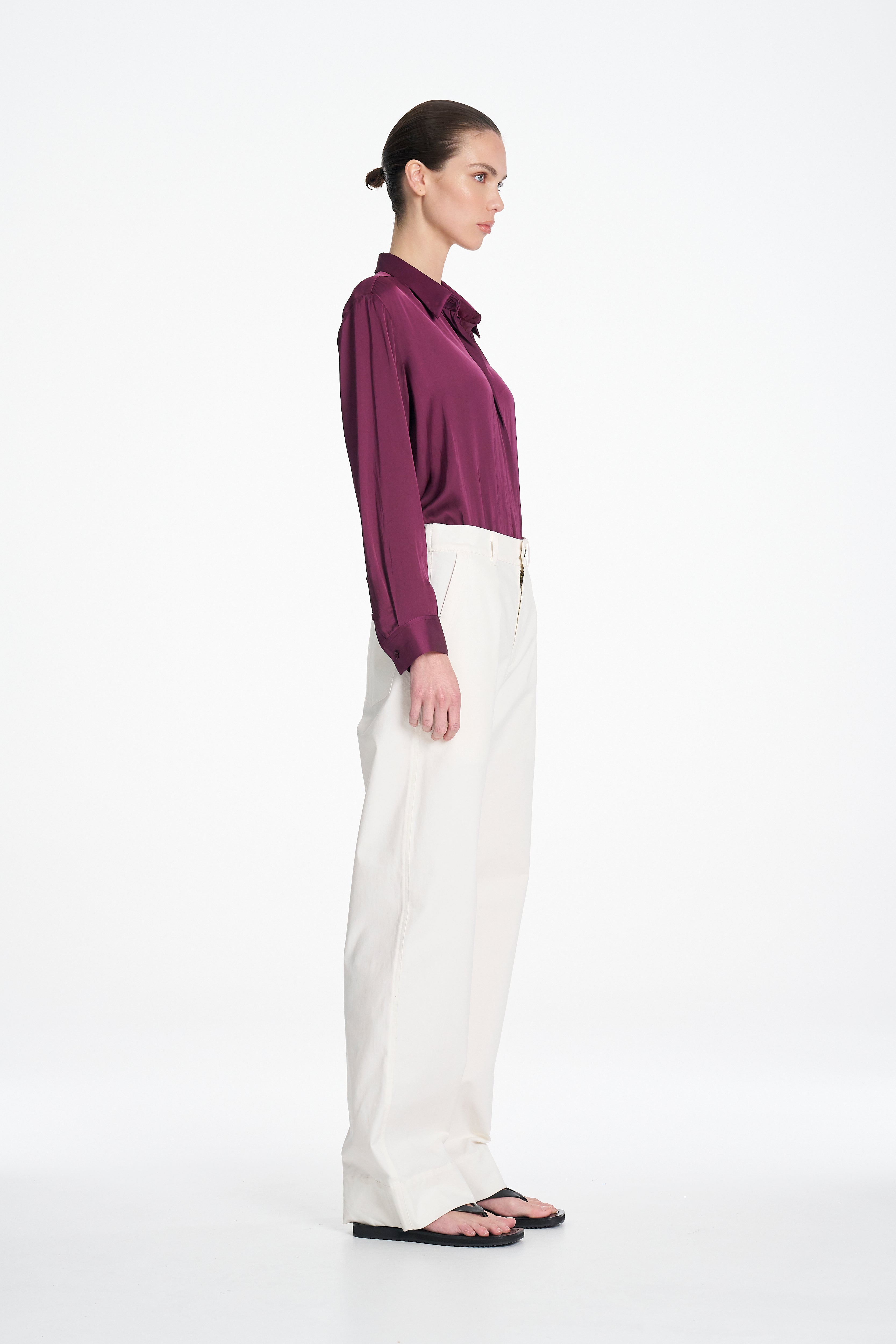 CHARMEUSE SHIRT - Jam - MELA PURDIE