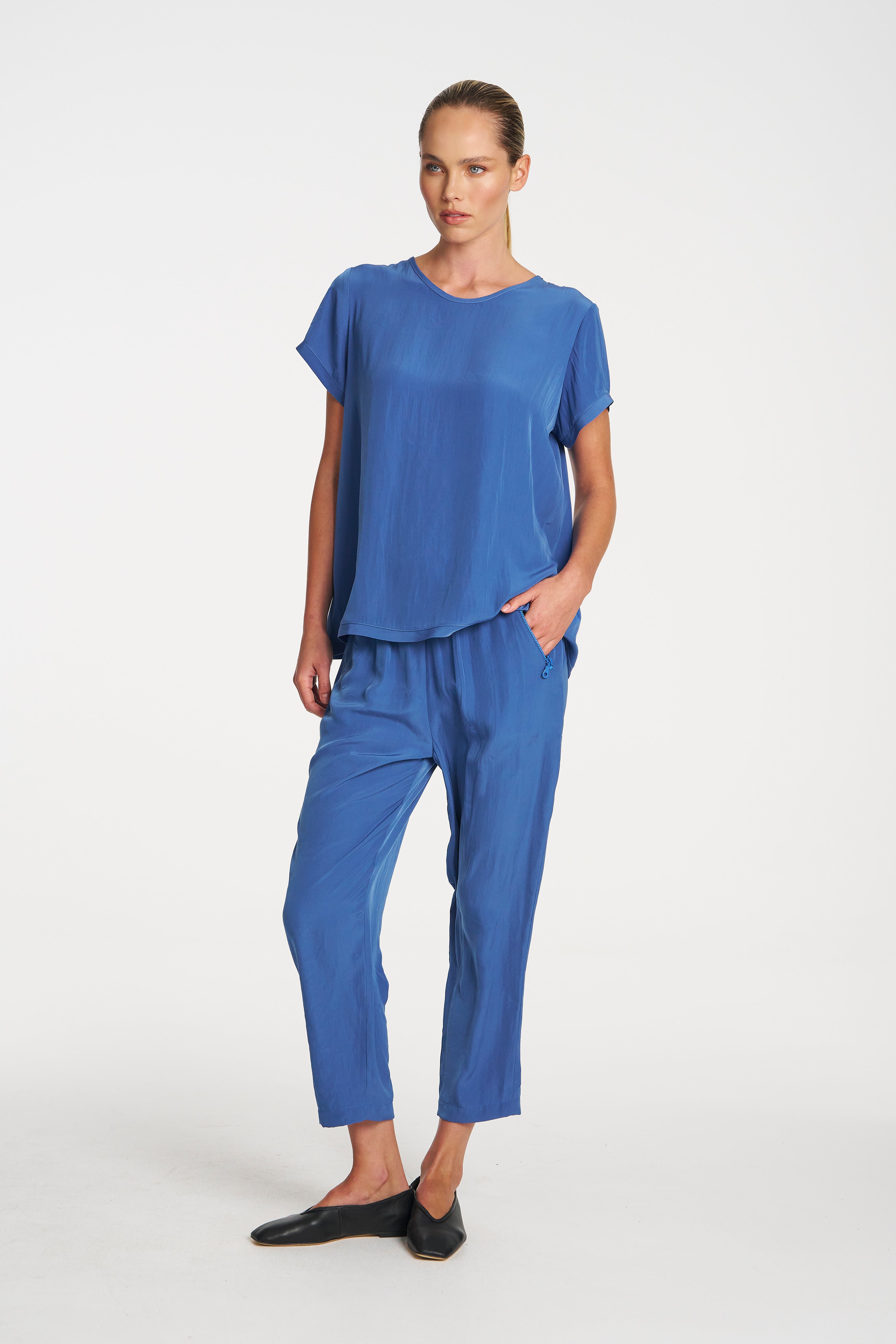 F67 1871 SOFT ZIP PANT - MELA PURDIE