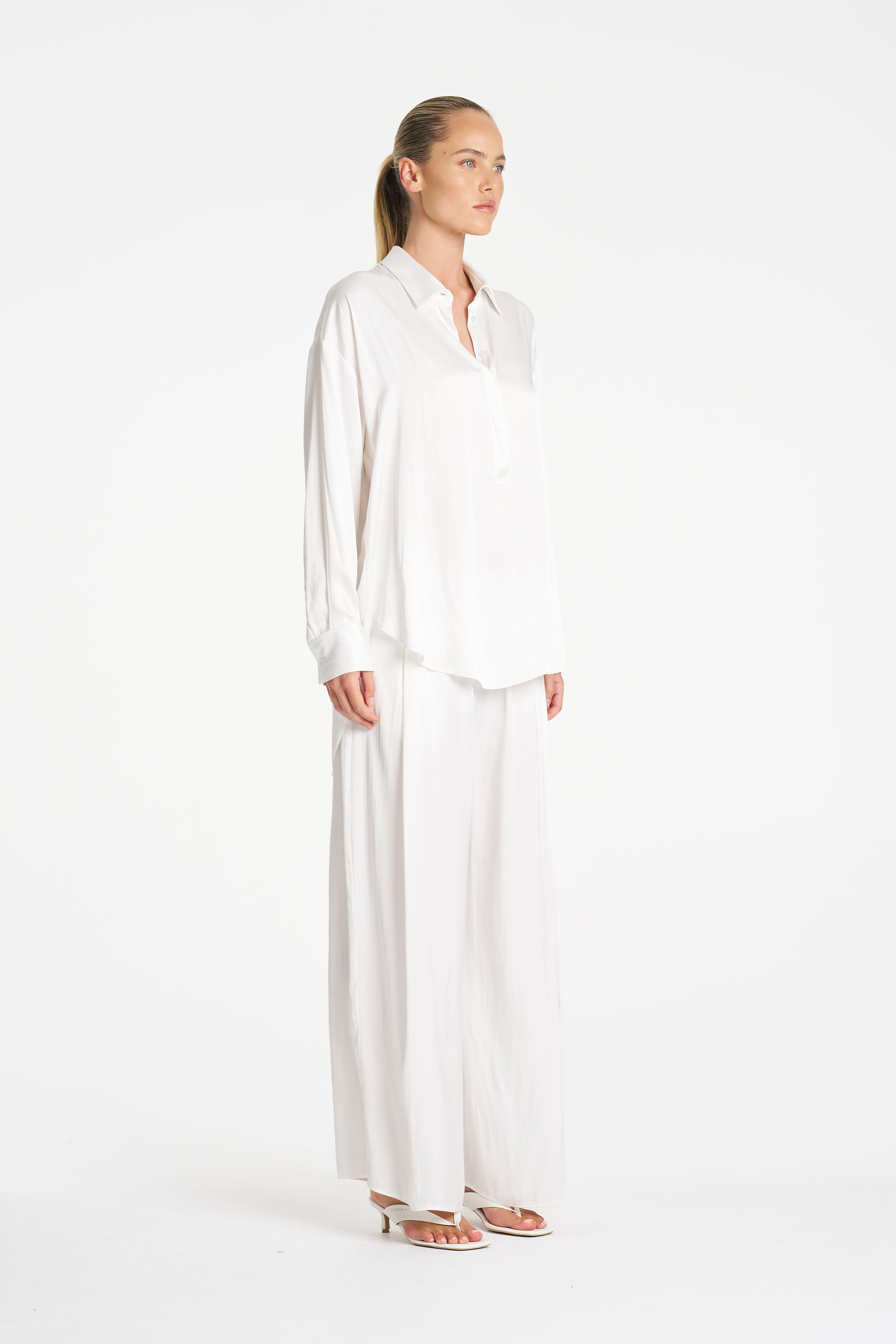 TAB TUNIC - Ivory - MELA PURDIE