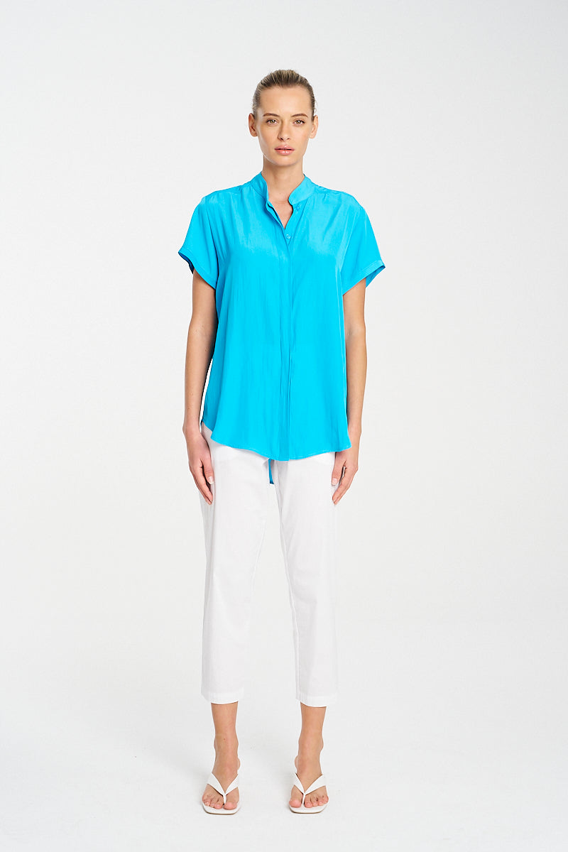 F67 8629 SOFT STAND SHIRT - MELA PURDIE