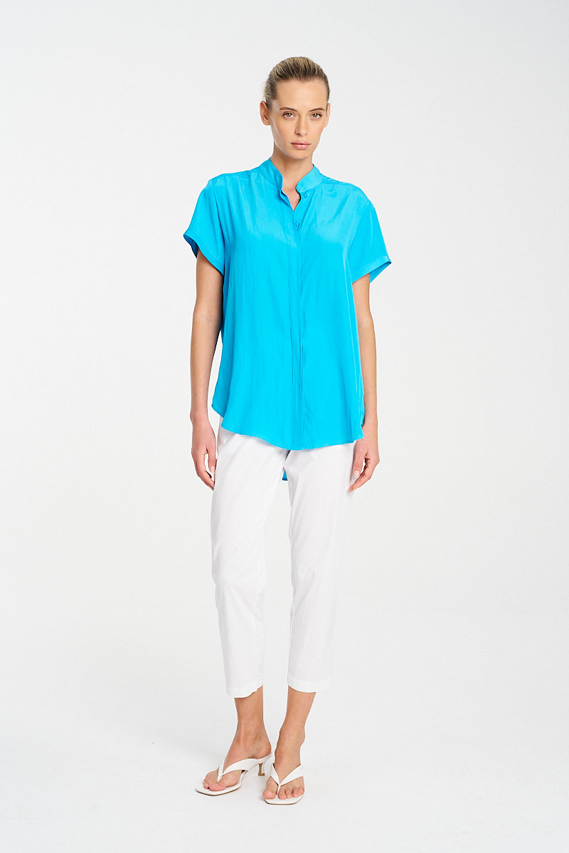 F67 8629 SOFT STAND SHIRT - MELA PURDIE