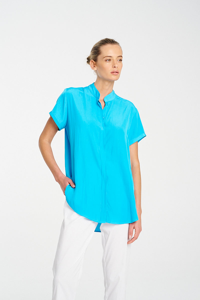 F67 8629 SOFT STAND SHIRT - MELA PURDIE