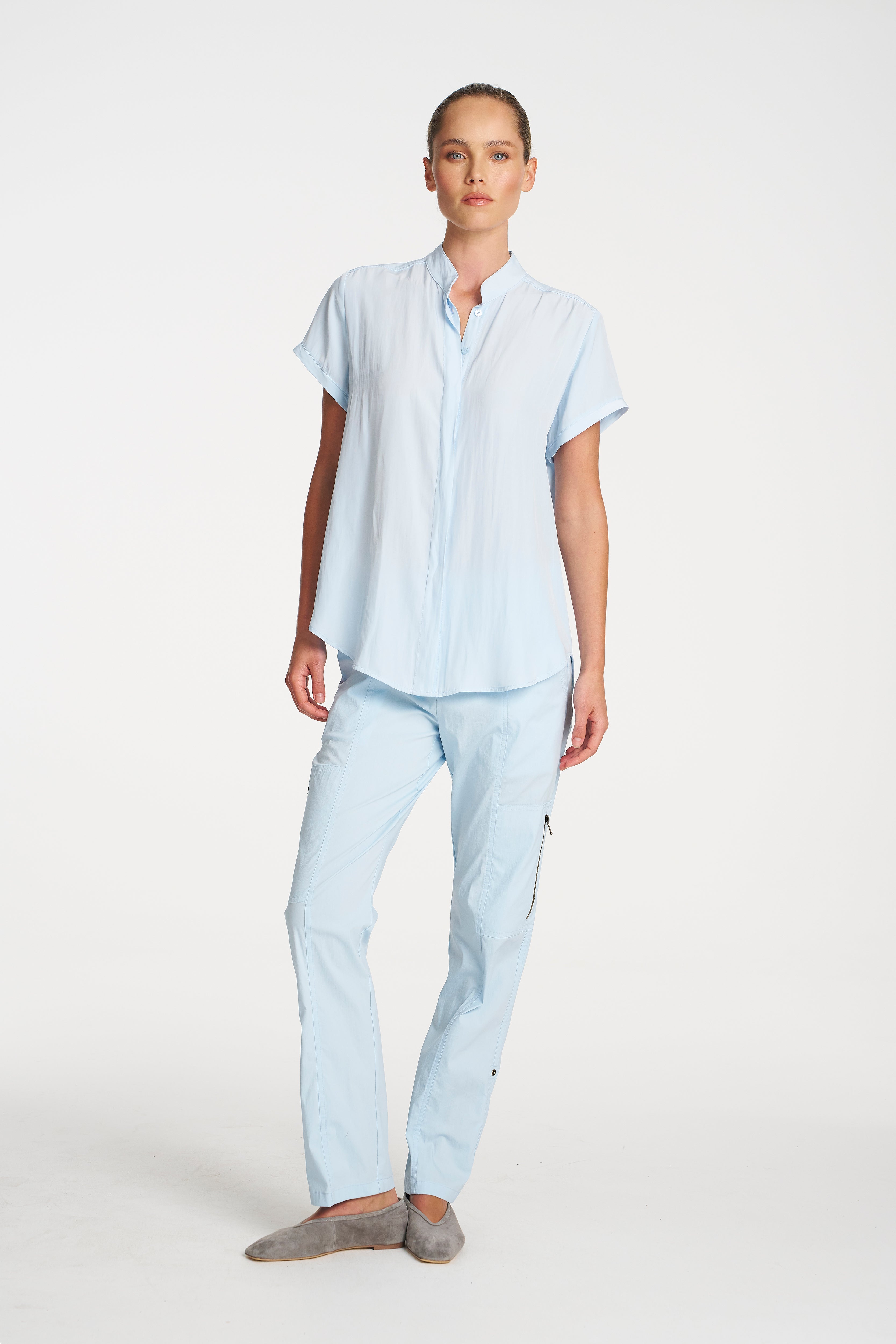 F67 8629 SOFT STAND SHIRT - MELA PURDIE