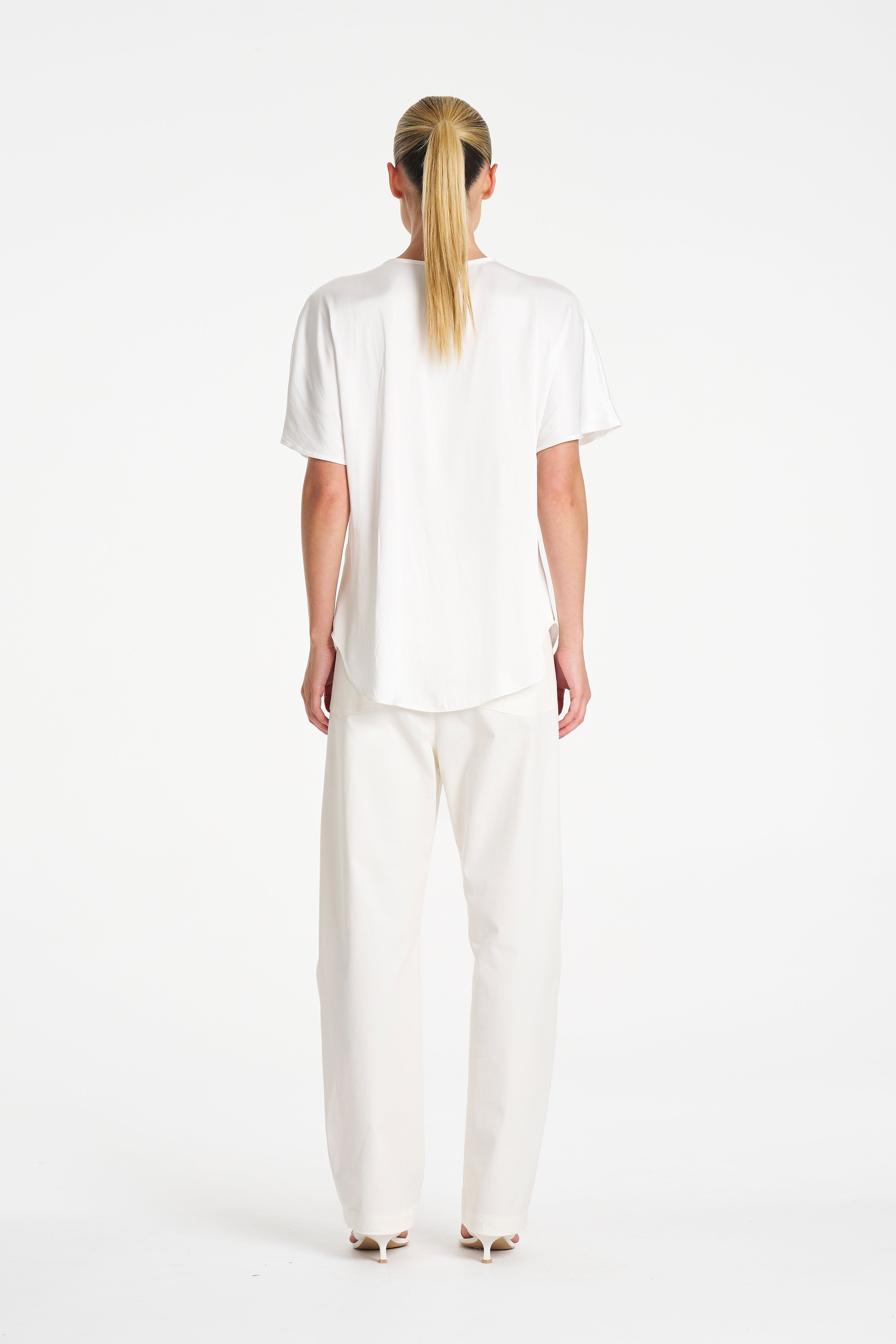 RAGLAN SHELL - Ivory - MELA PURDIE