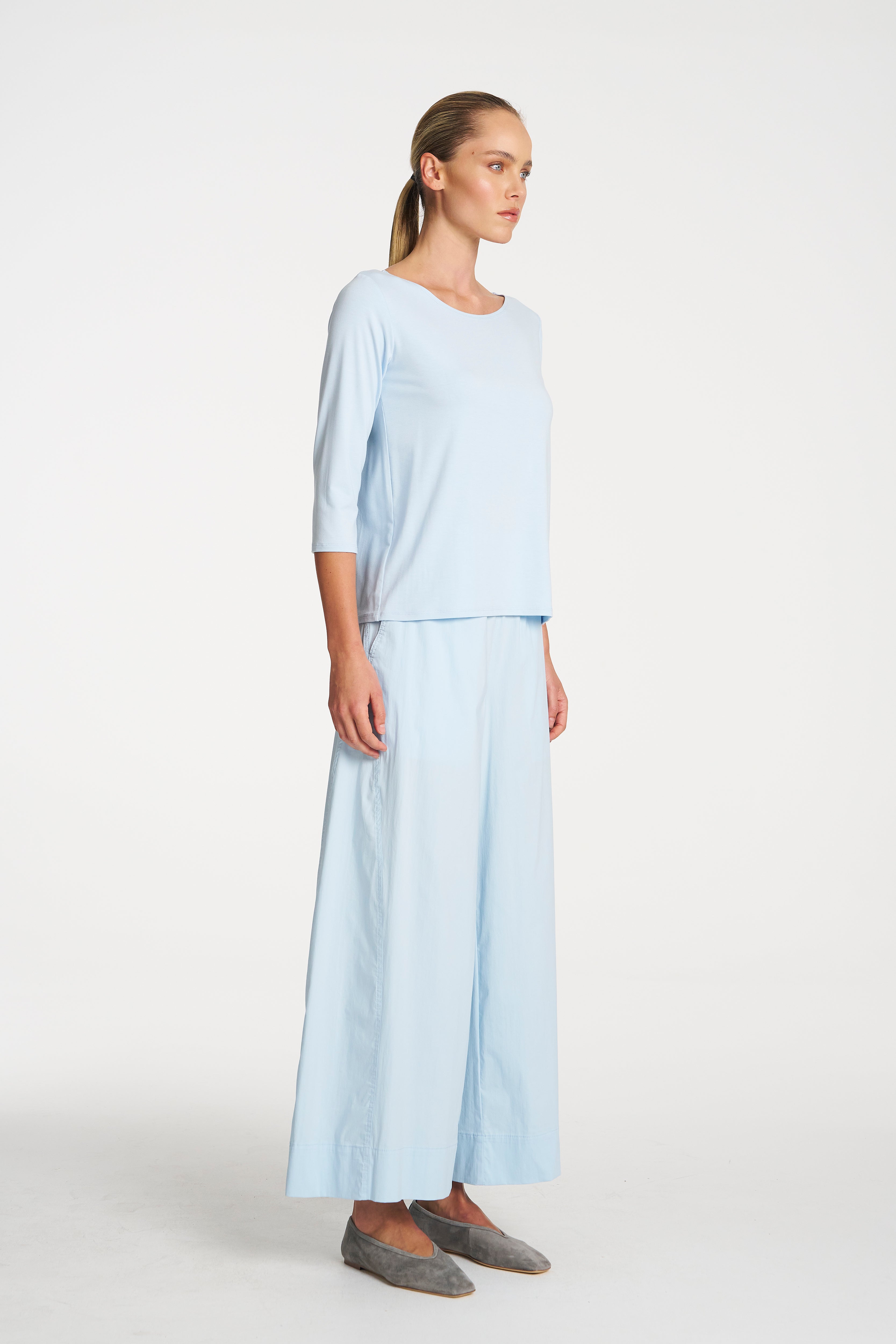 F01 2630 RELAXED BOAT NECK - MELA PURDIE