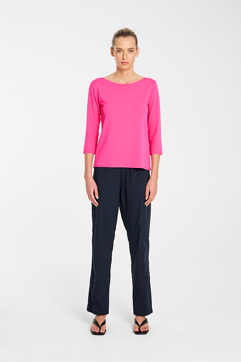 F01 2630 RELAXED BOAT NECK - MELA PURDIE
