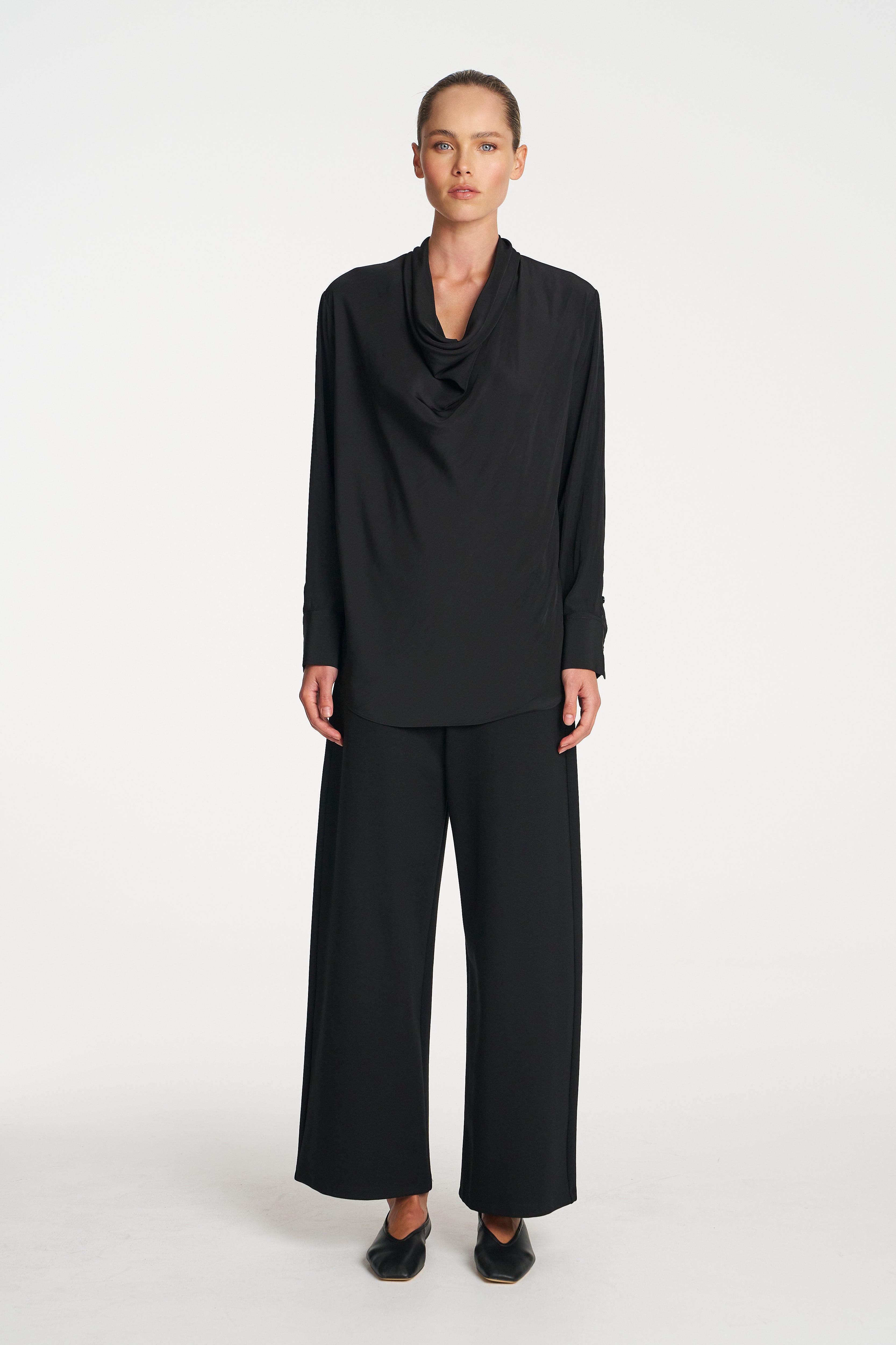 F67 8951 SCALLOP BLOUSE - MELA PURDIE