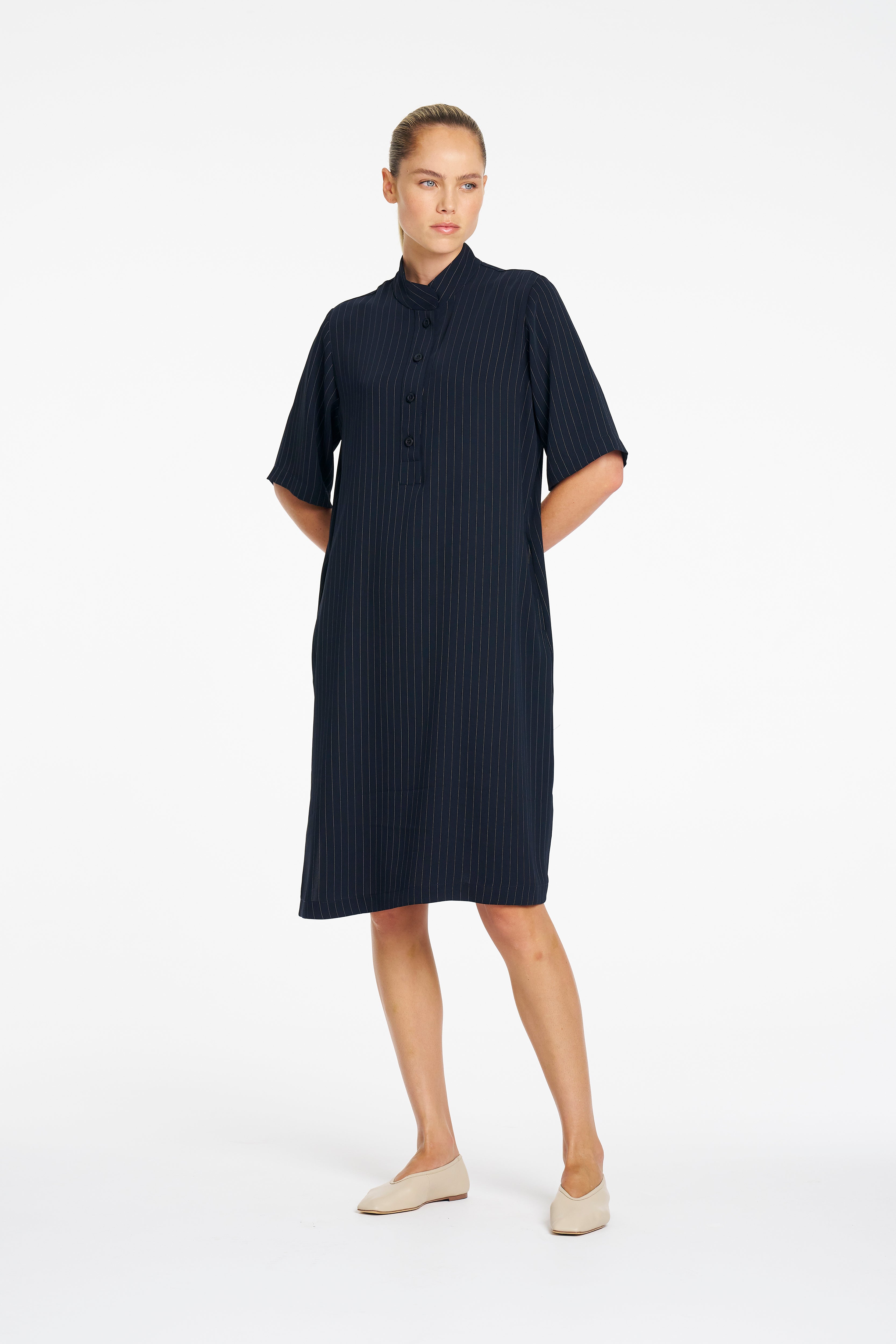 F734 3094 TAB PLAZA DRESS - MELA PURDIE