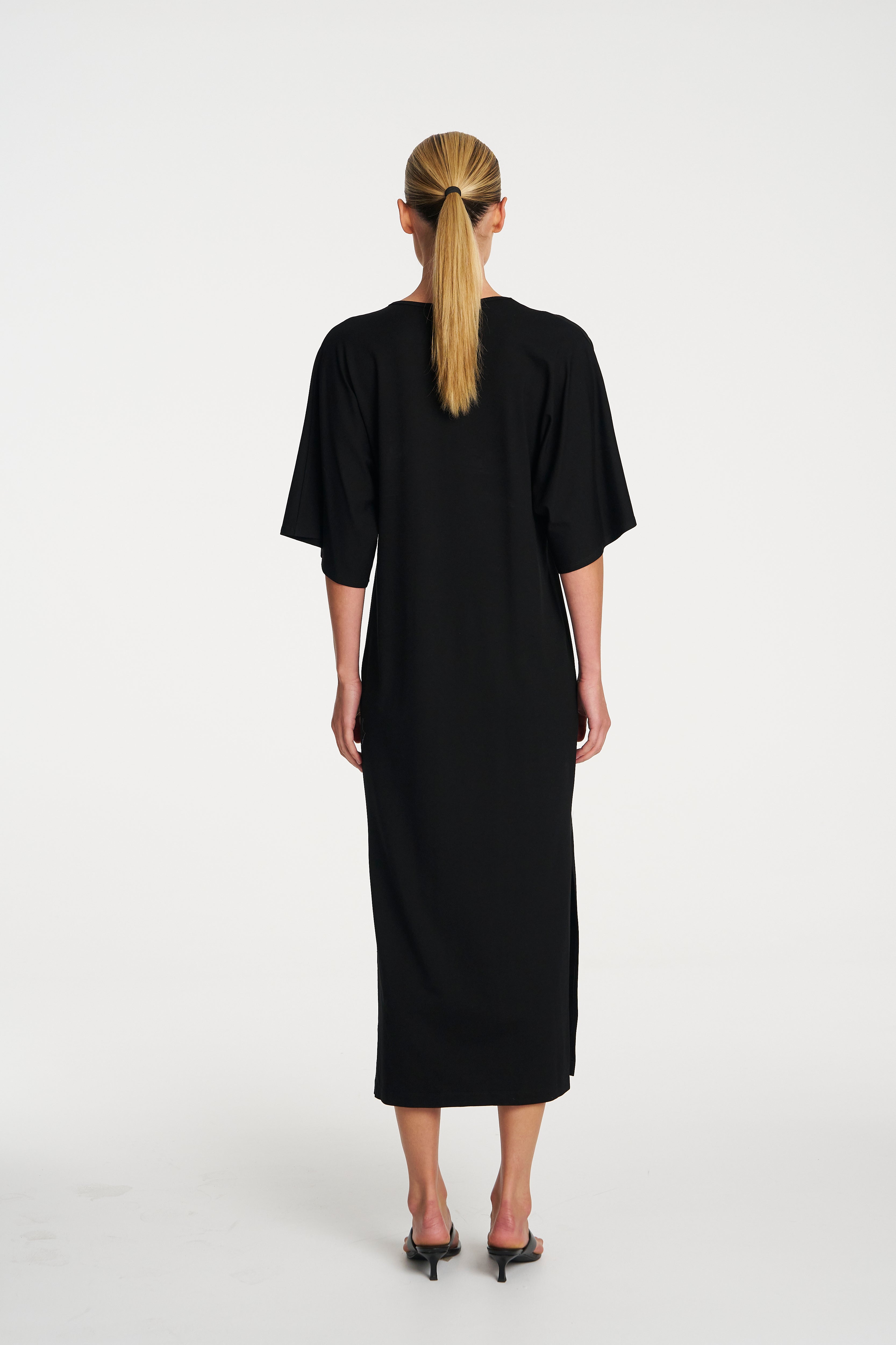 DOLMAN DRESS - Black - MELA PURDIE