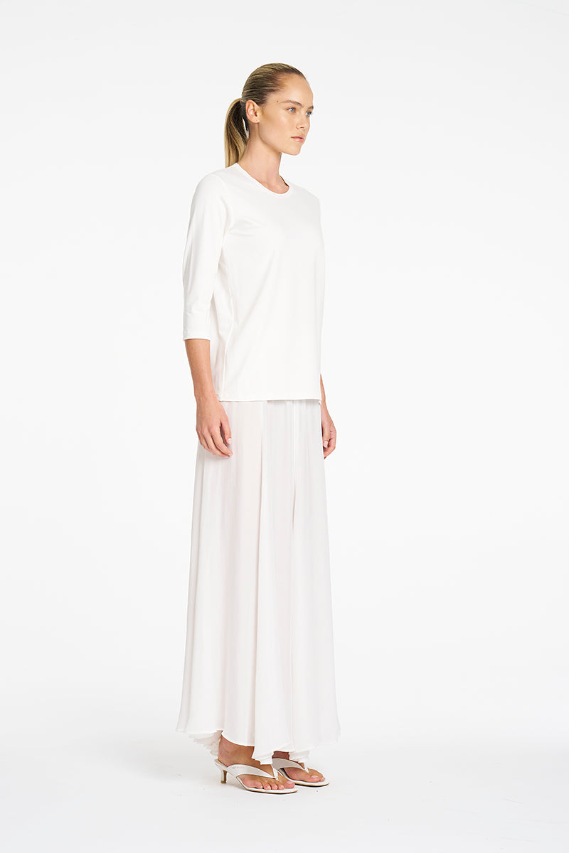 TULLE SKIRT - White - MELA PURDIE