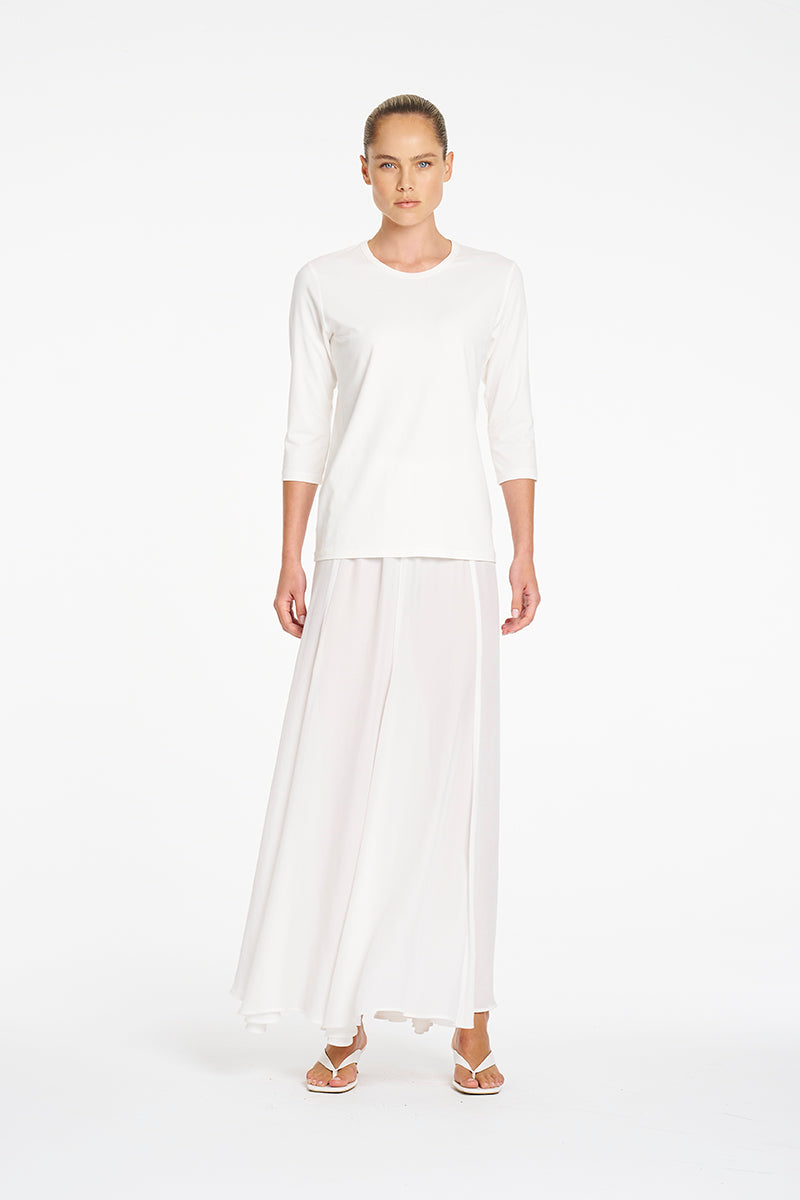 TULLE SKIRT - White - MELA PURDIE