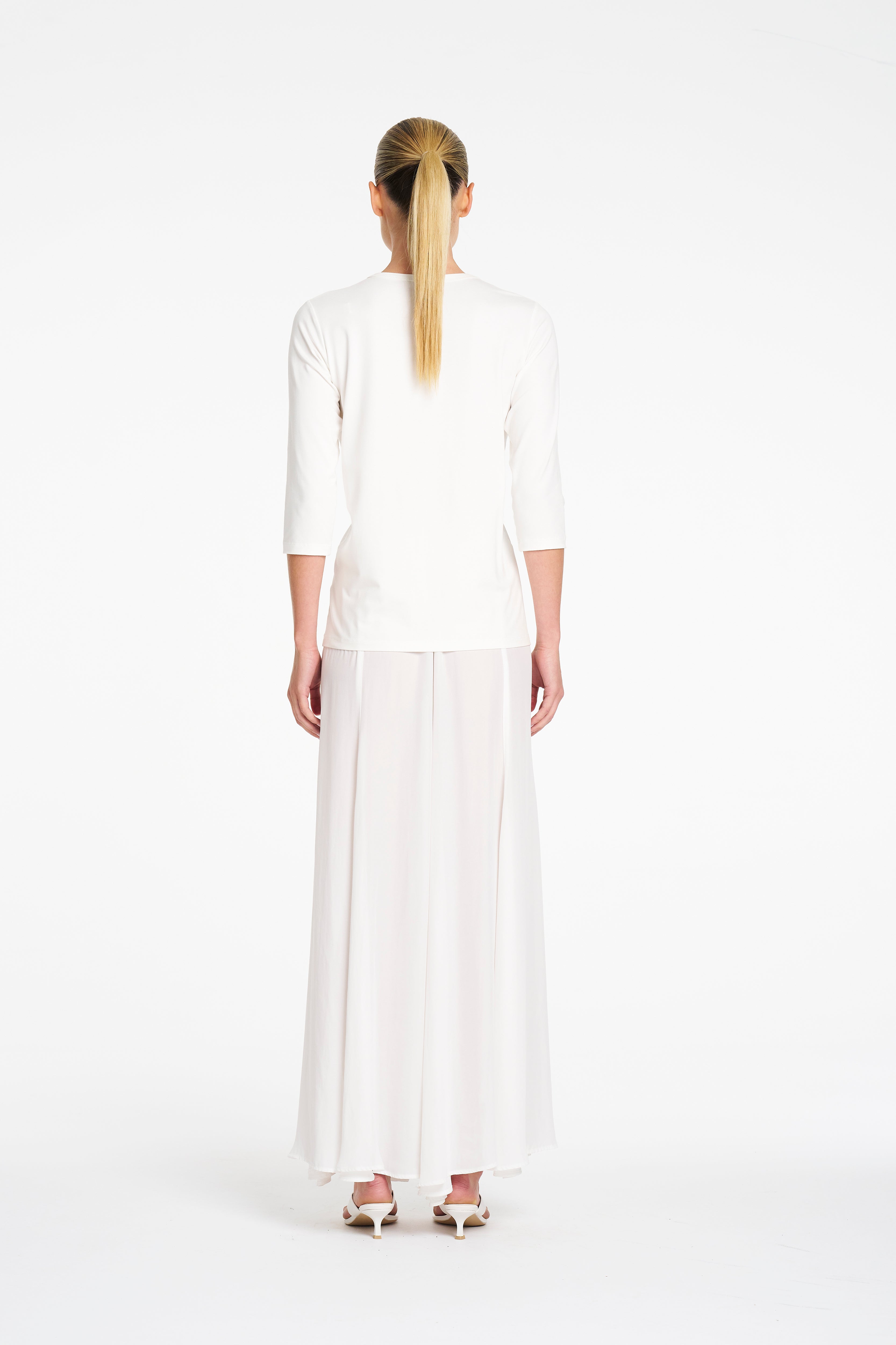MID SL TOP - White - MELA PURDIE