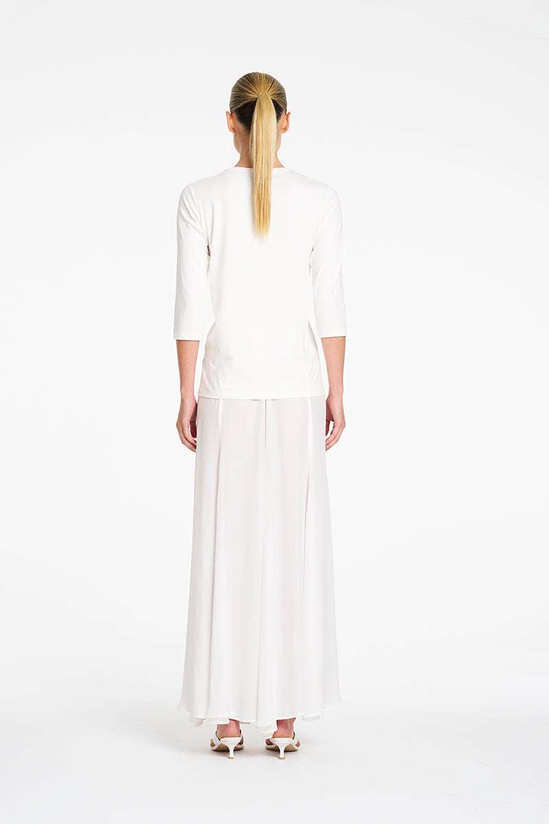 TULLE SKIRT - White - MELA PURDIE