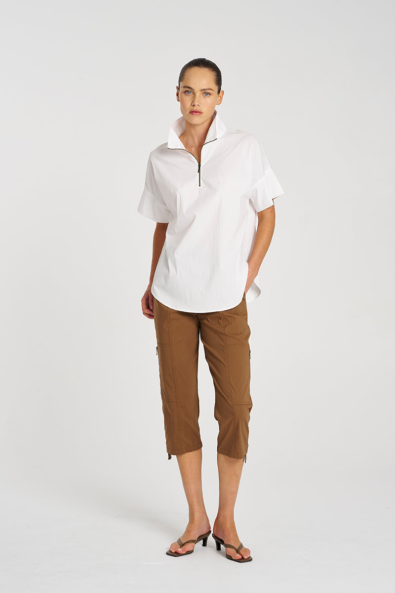 F65 8572 HALF ZIP SHIRT