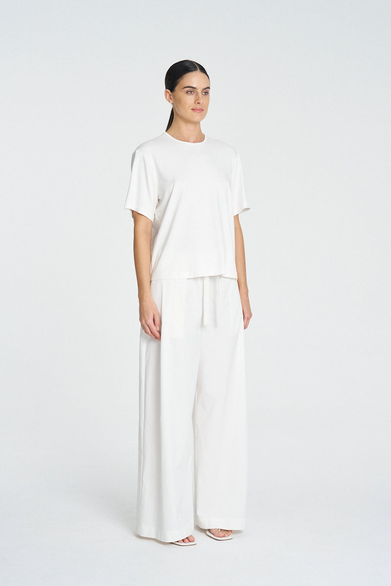 BOX TEE - White