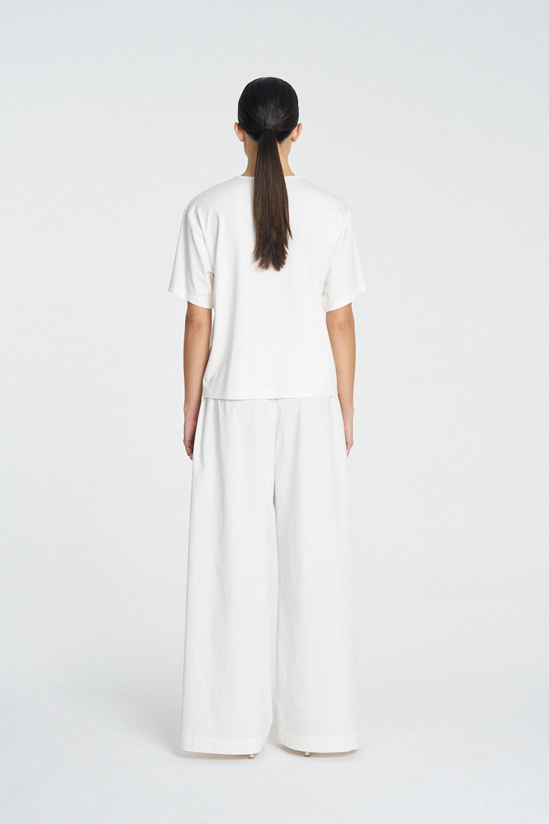 BOX TEE - White