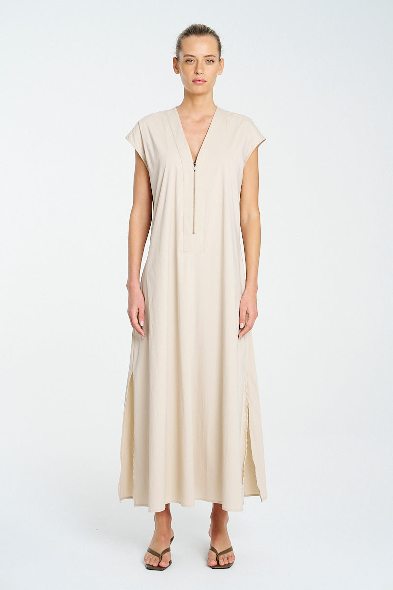 F65 3035 ZIP SLICE DRESS - MELA PURDIE