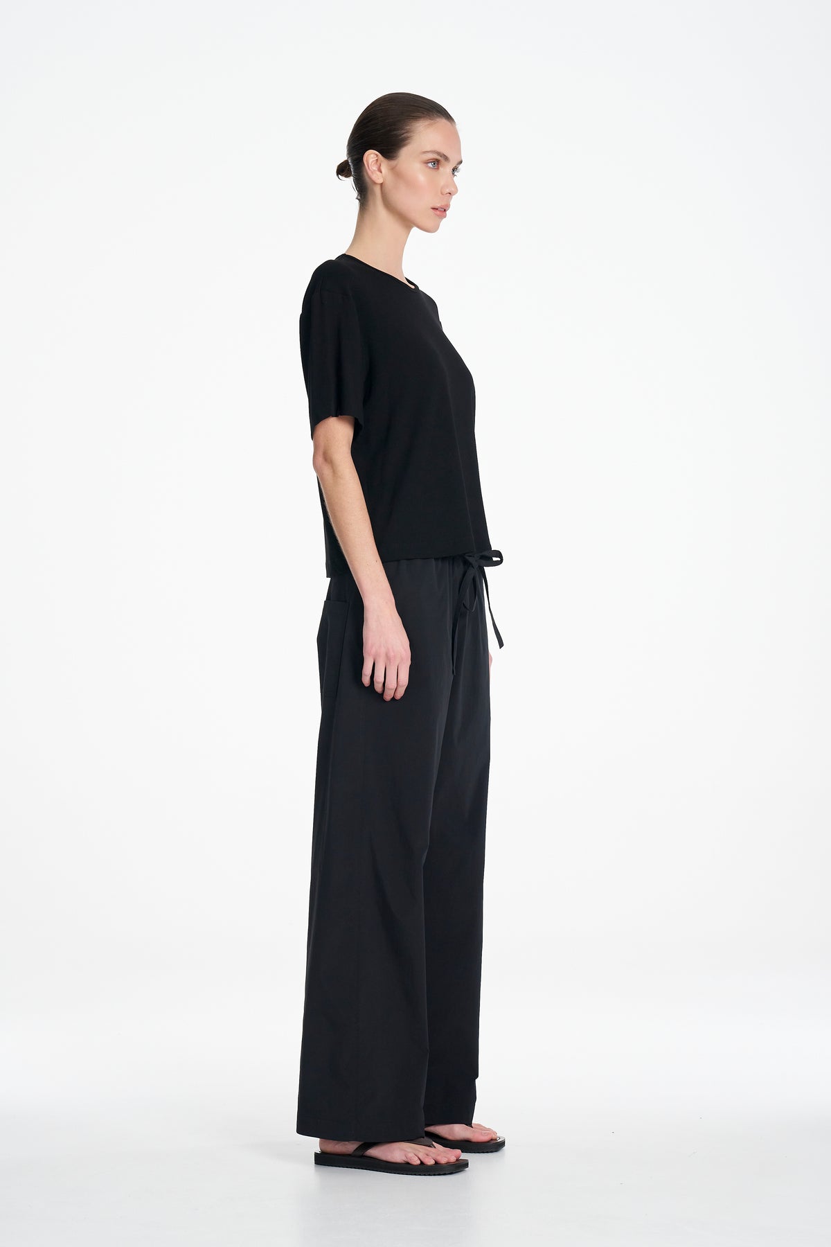 DRAW PANT - Black - MELA PURDIE