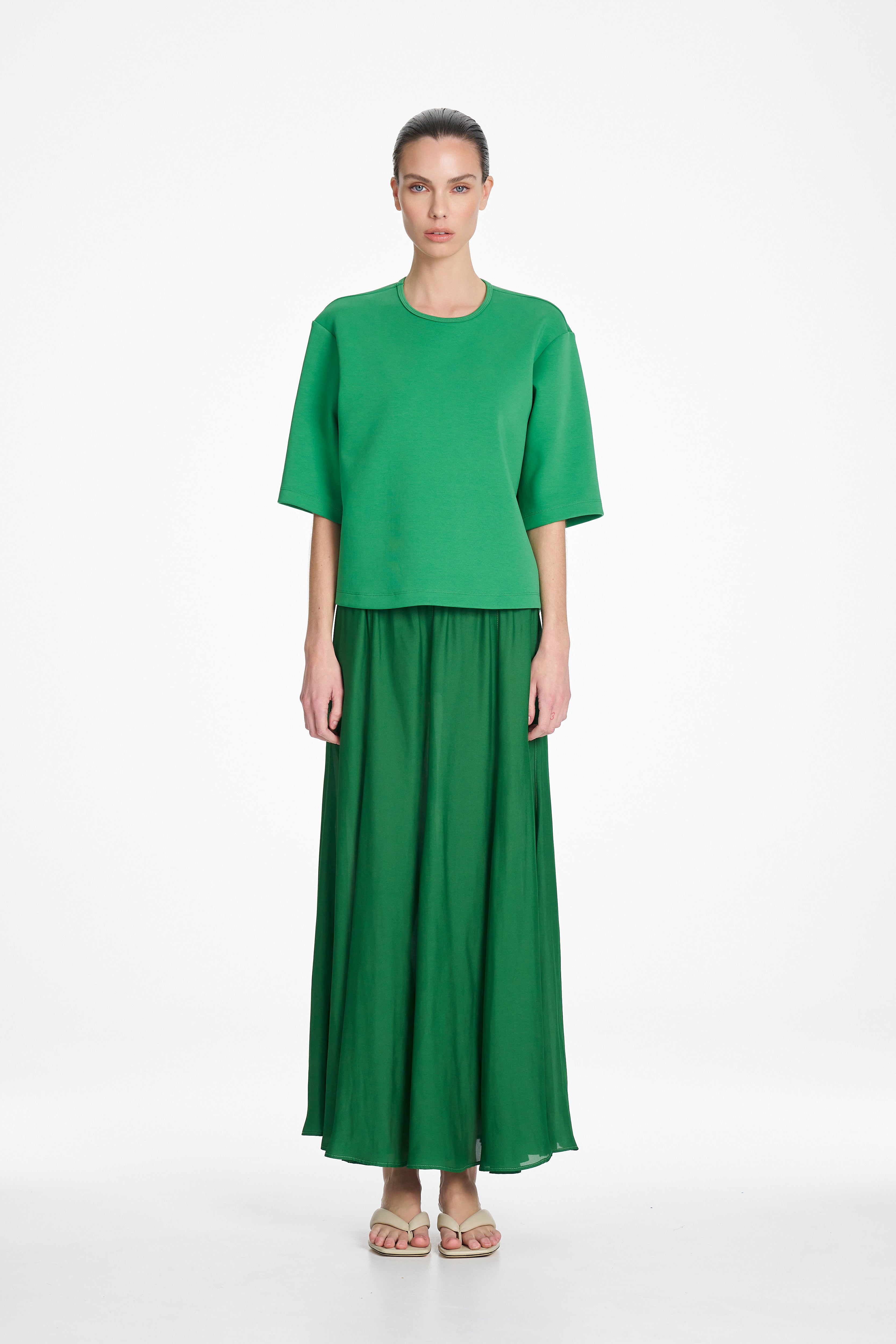 TULLE SKIRT - Emerald