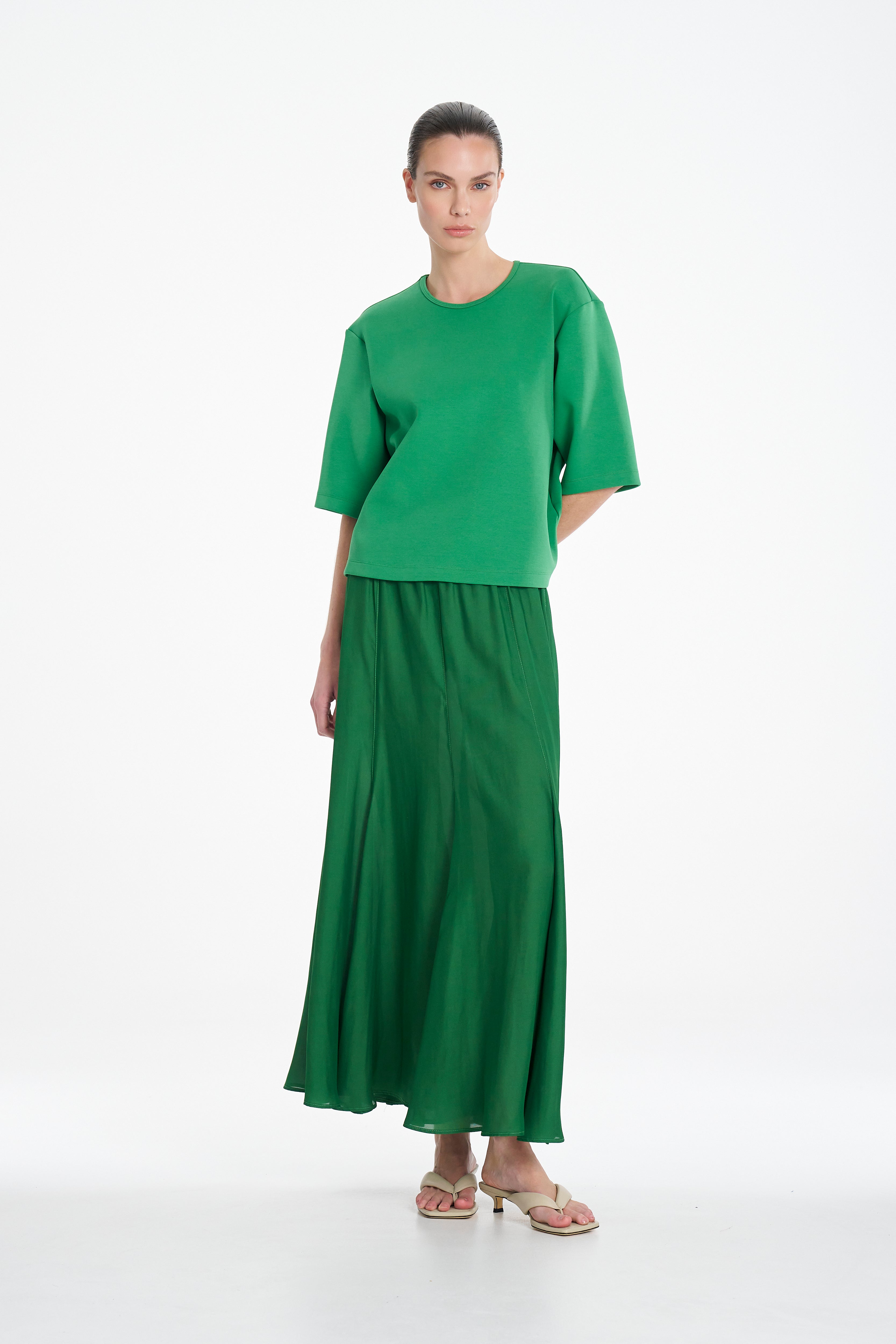 TULLE SKIRT - Emerald