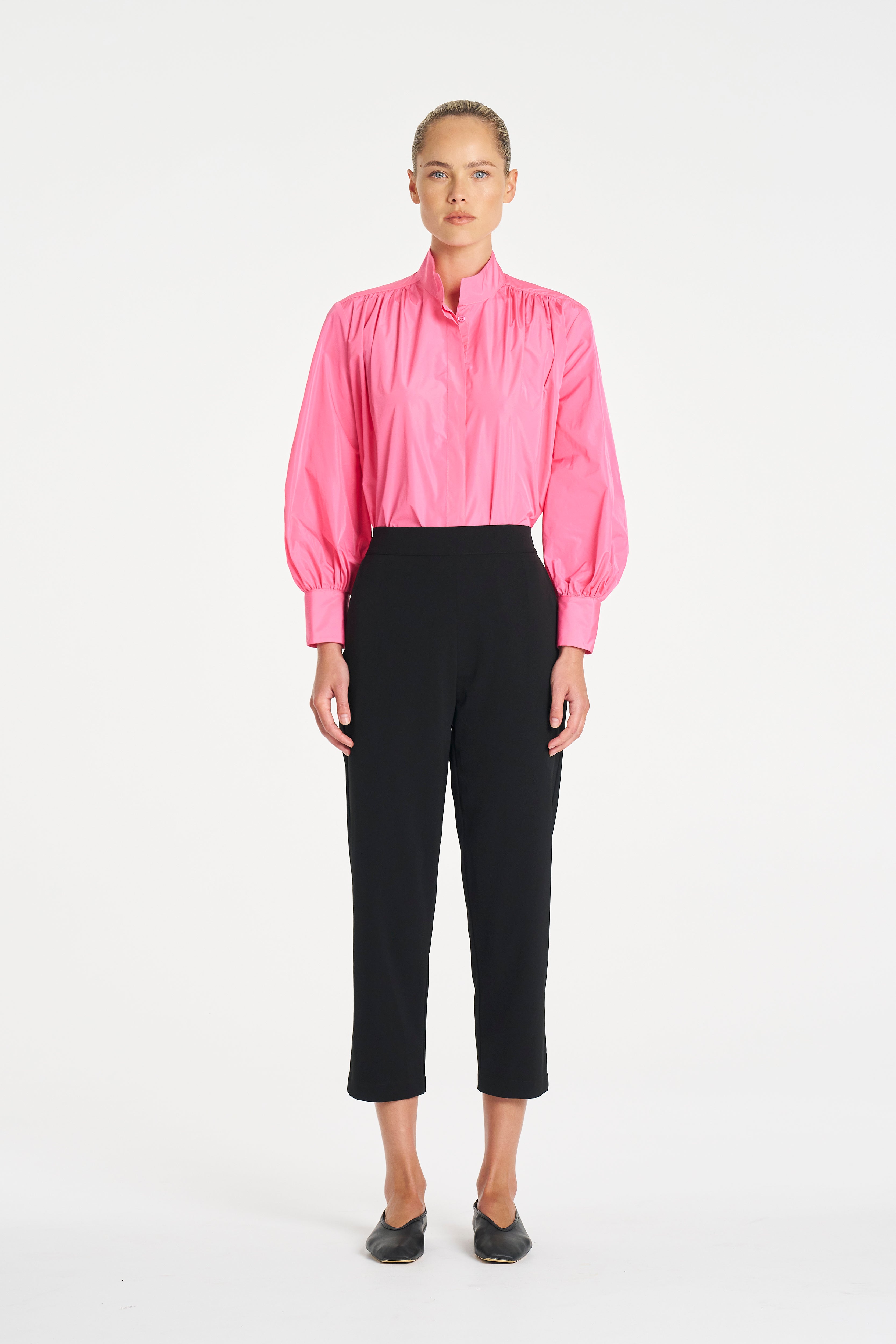 F621 80074 GATHERED SHIRT - MELA PURDIE