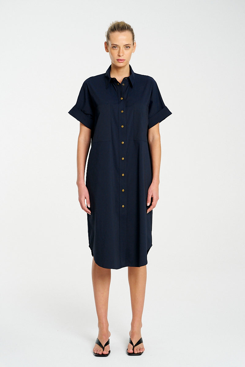 F65 3028 STUD SHELL DRESS - MELA PURDIE