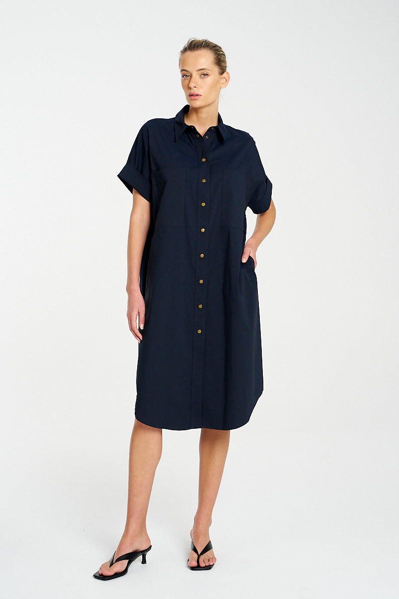 F65 3028 STUD SHELL DRESS - MELA PURDIE