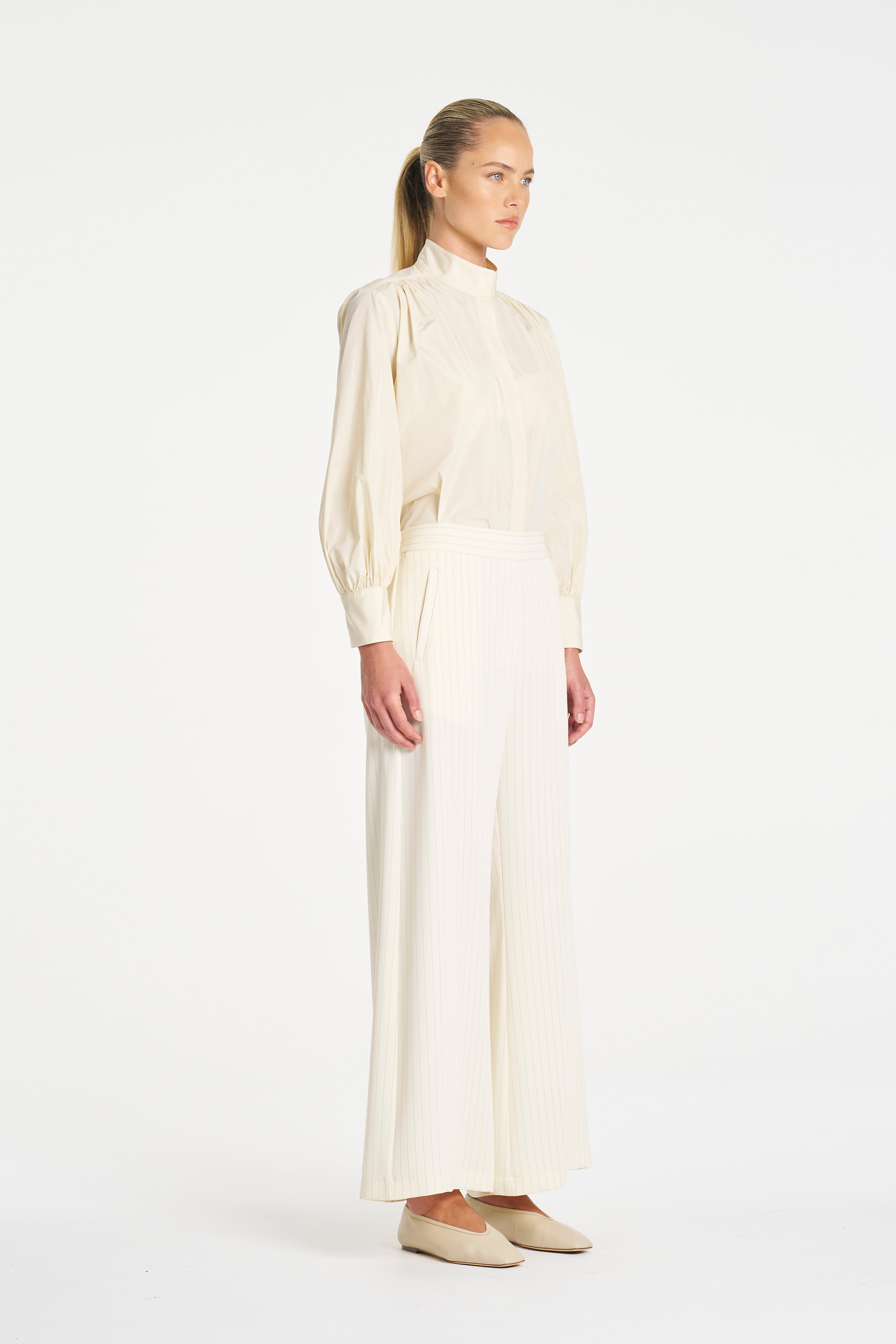 F621 80074 GATHERED SHIRT - MELA PURDIE