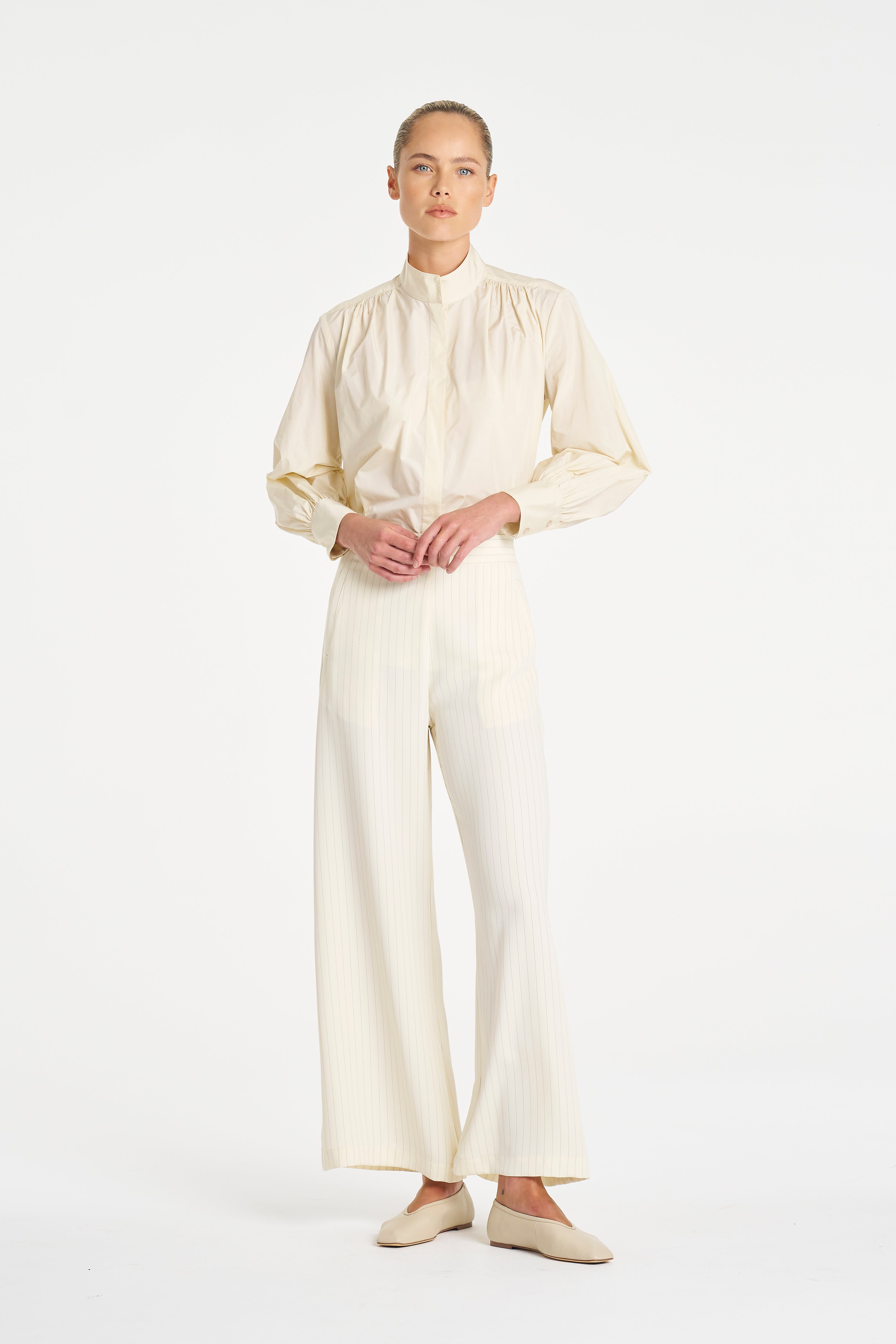 F621 80074 GATHERED SHIRT - MELA PURDIE