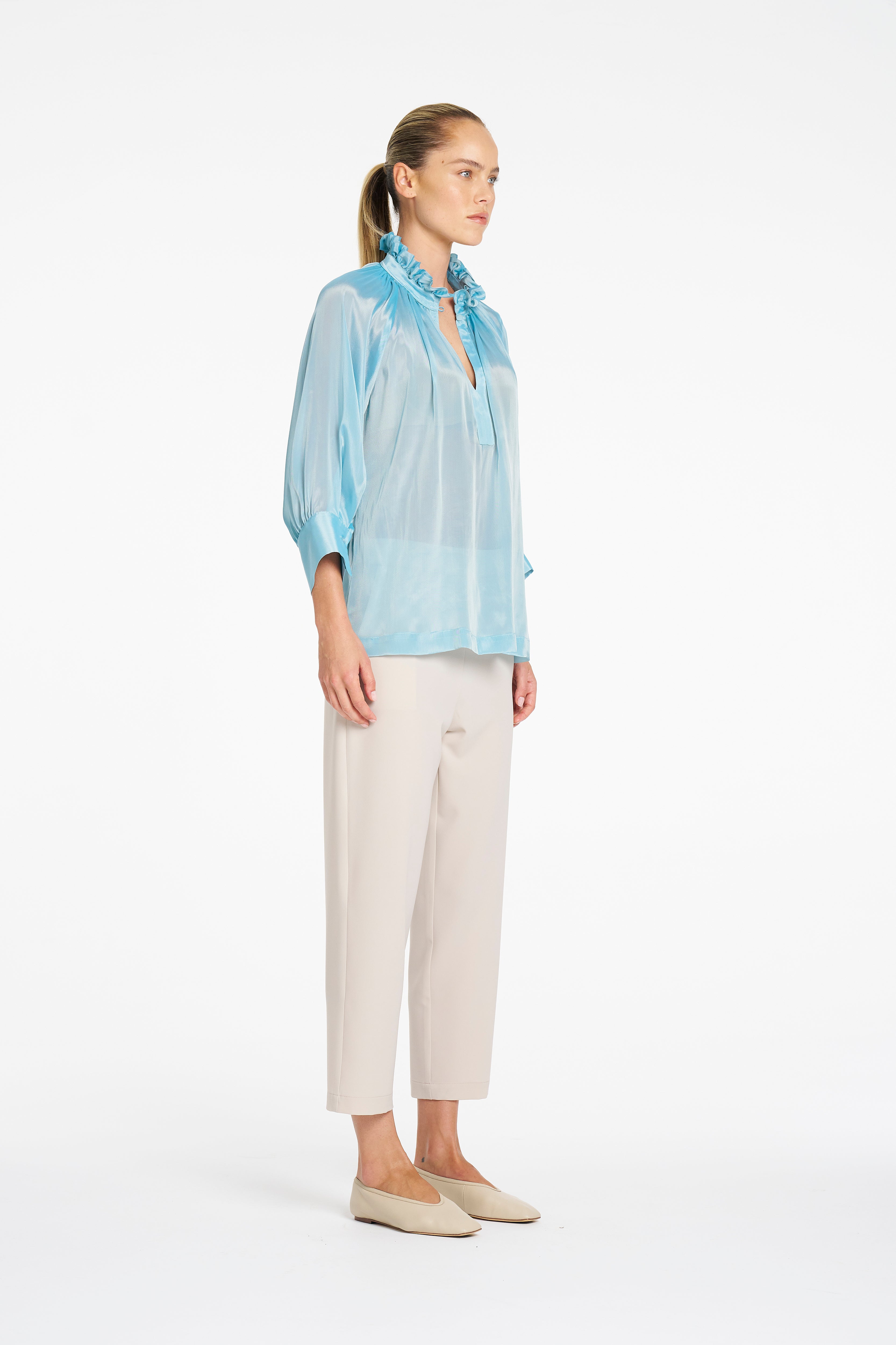 F623 80073 ROMAN BLOUSE - MELA PURDIE