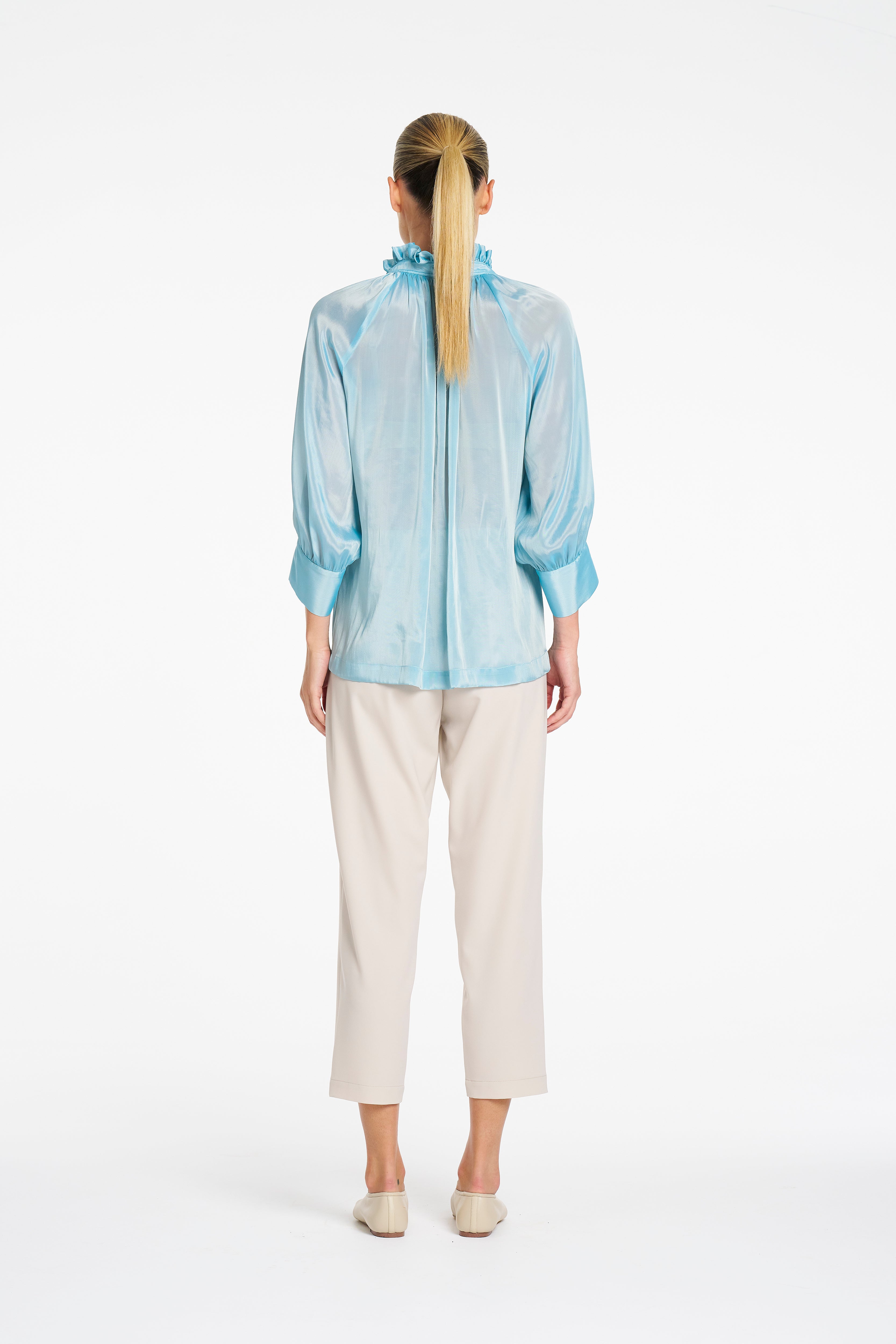 F623 80073 ROMAN BLOUSE - MELA PURDIE