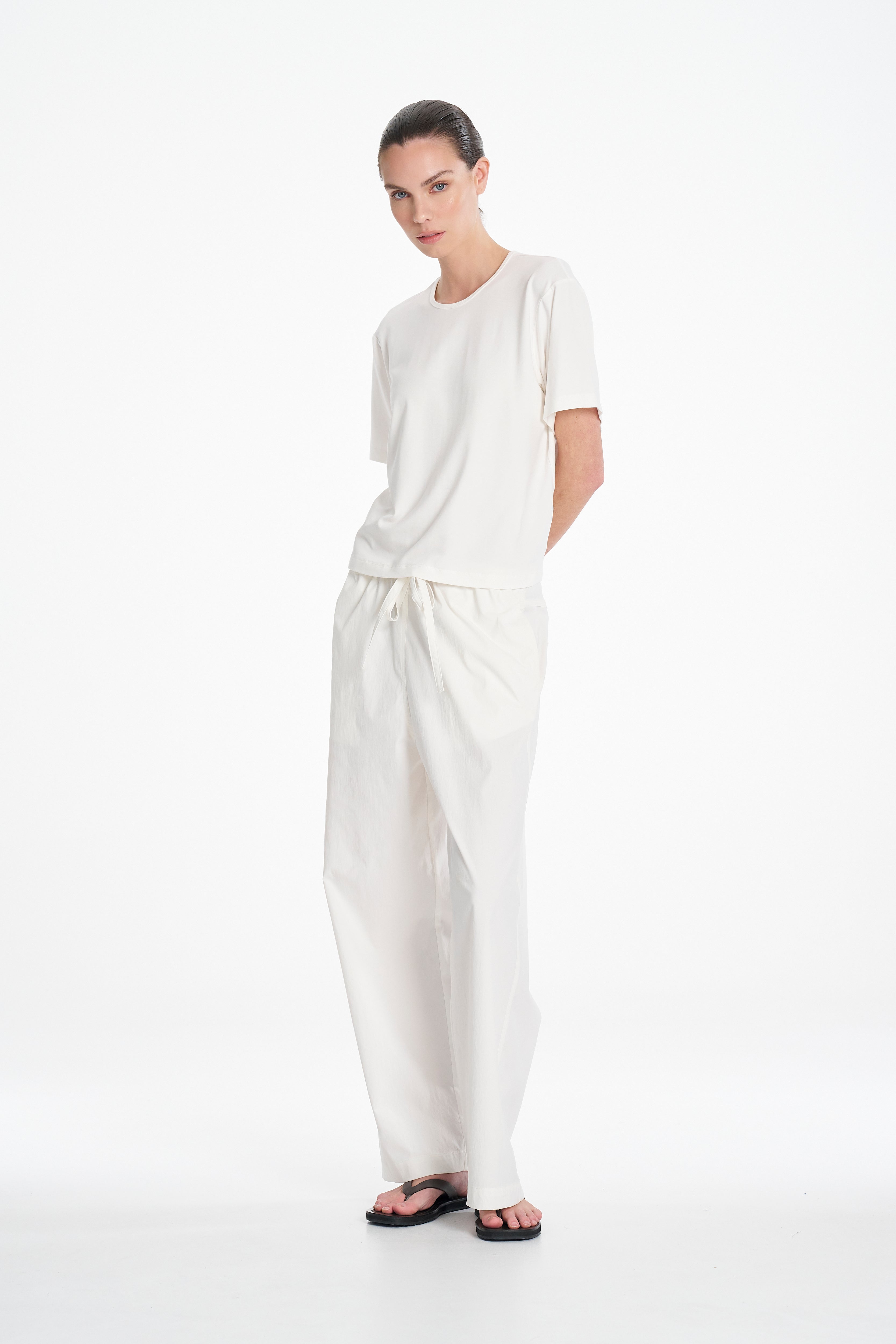 DRAW PANT - Ivory - MELA PURDIE