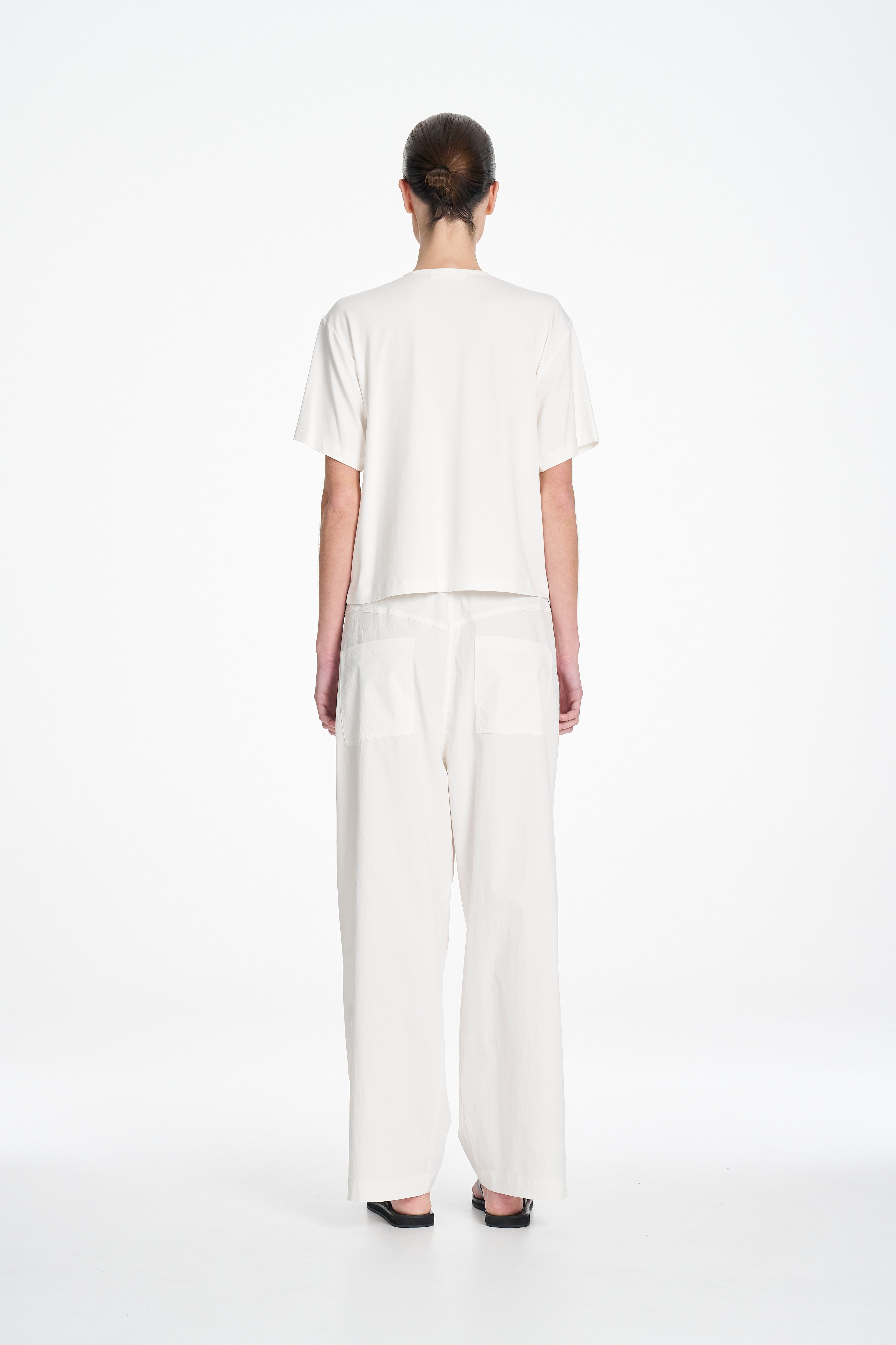 DRAW PANT - Ivory - MELA PURDIE