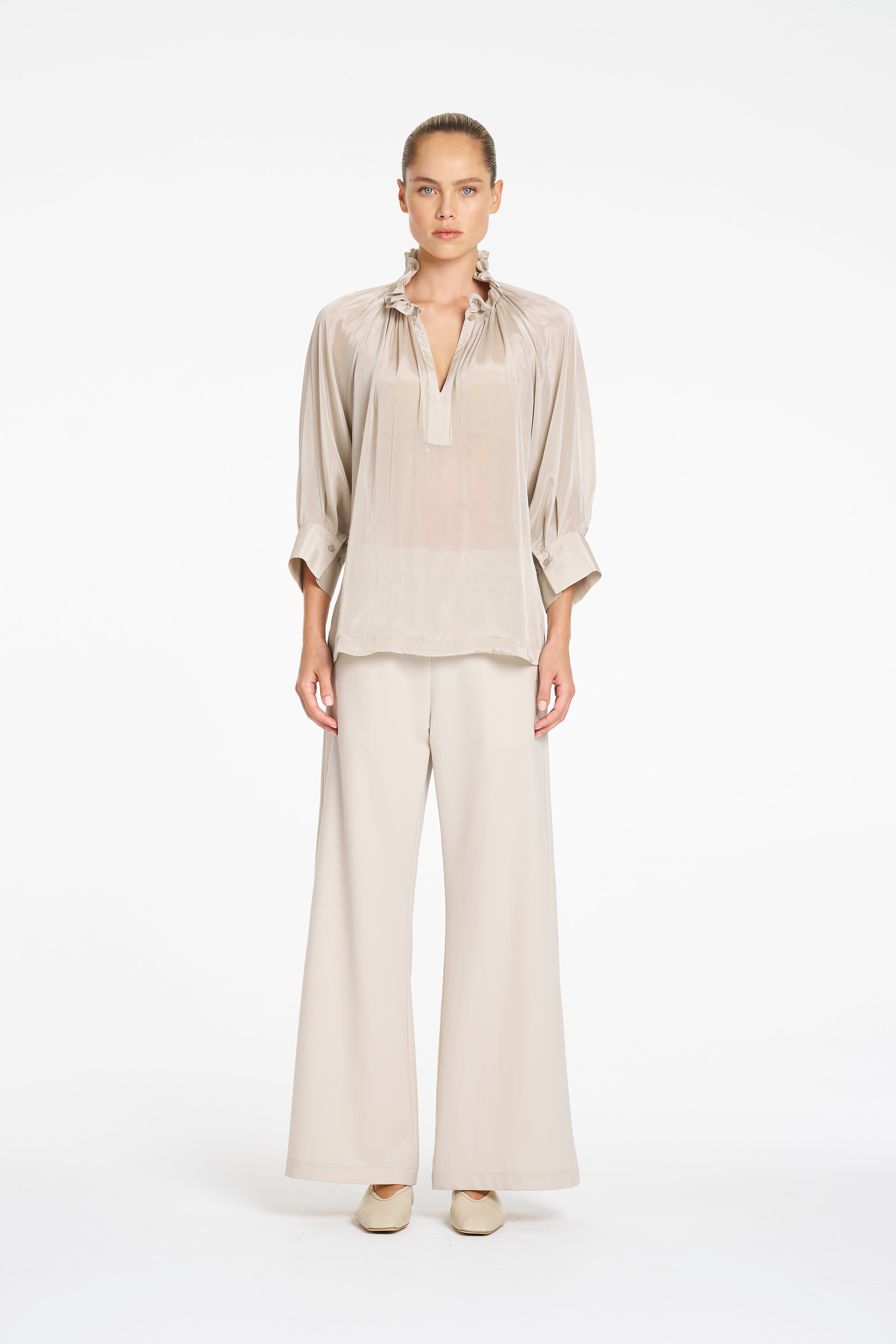F623 80073 ROMAN BLOUSE - MELA PURDIE