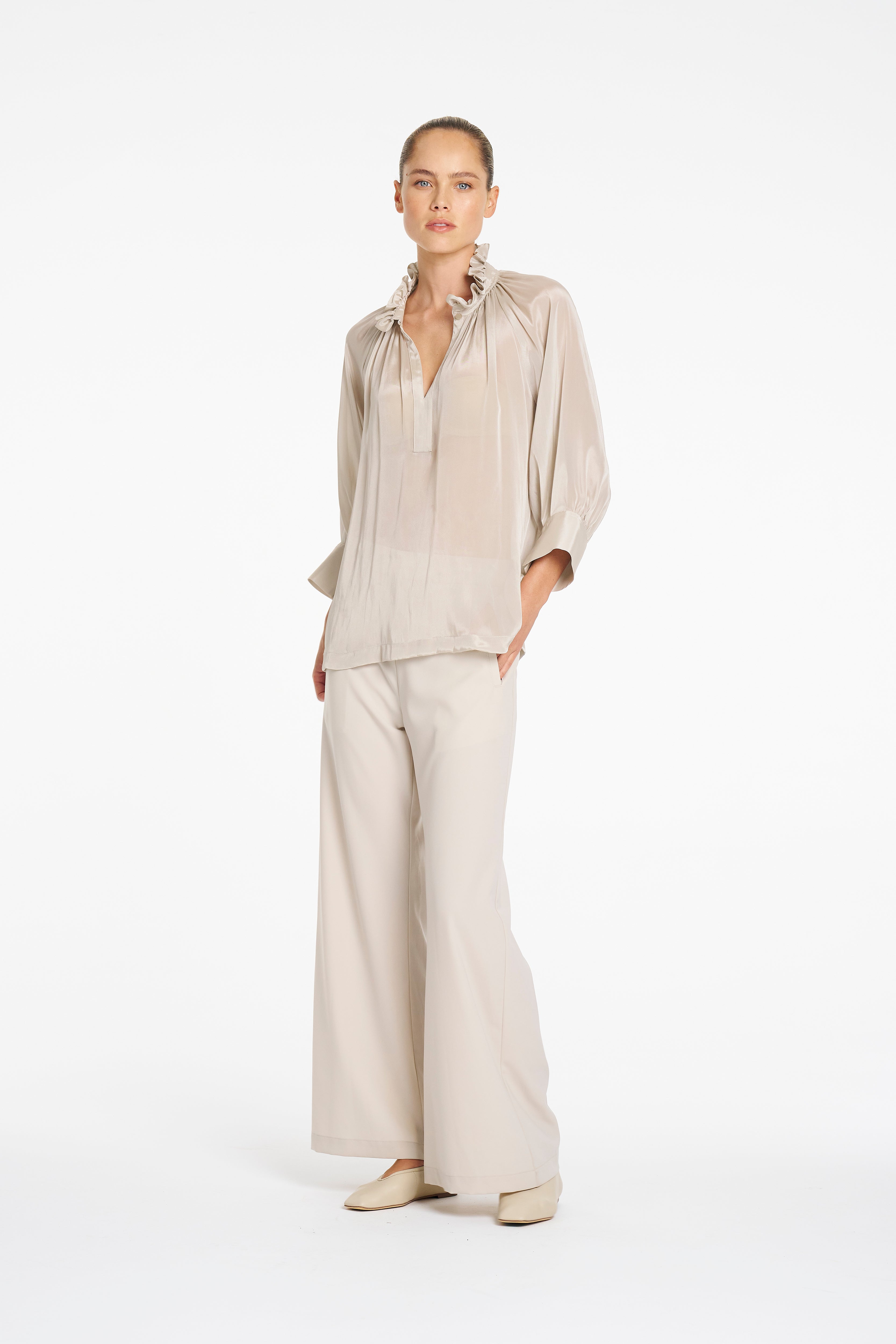 F623 80073 ROMAN BLOUSE - MELA PURDIE