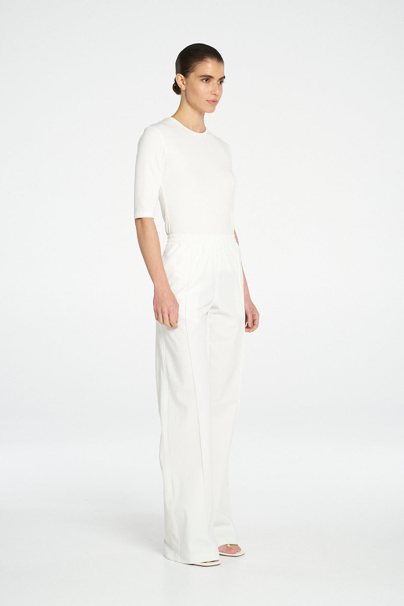 FLIGHT PANT - White - MELA PURDIE