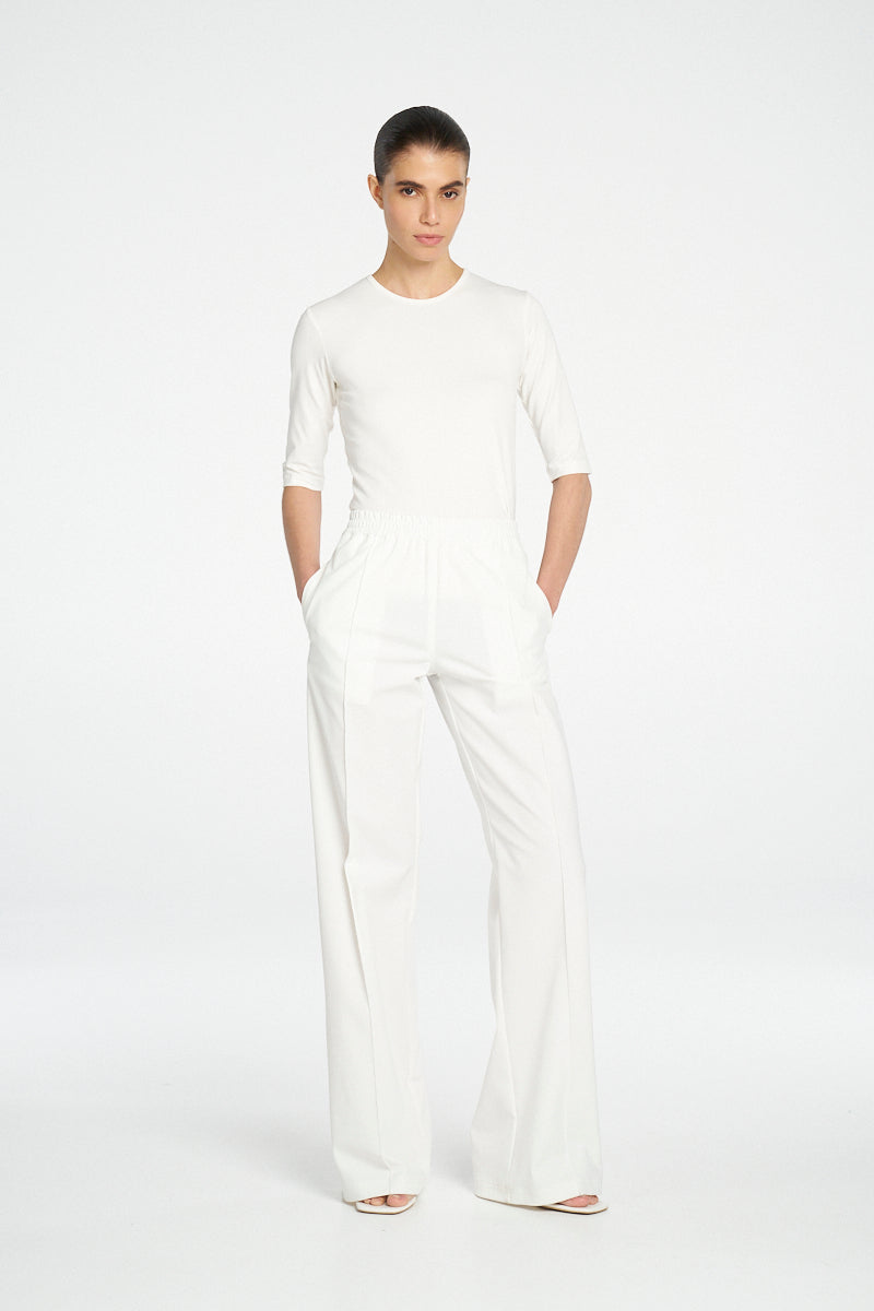 FLIGHT PANT - White - MELA PURDIE