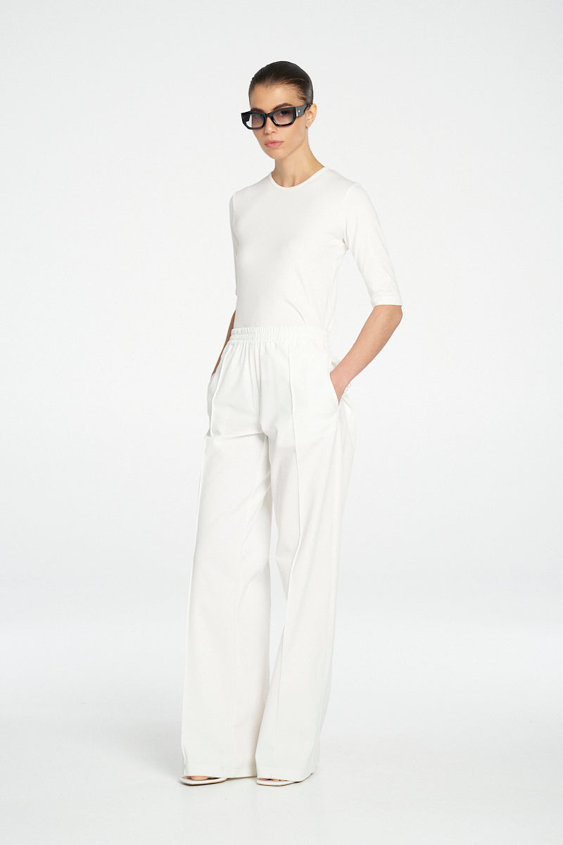FLIGHT PANT - White - MELA PURDIE