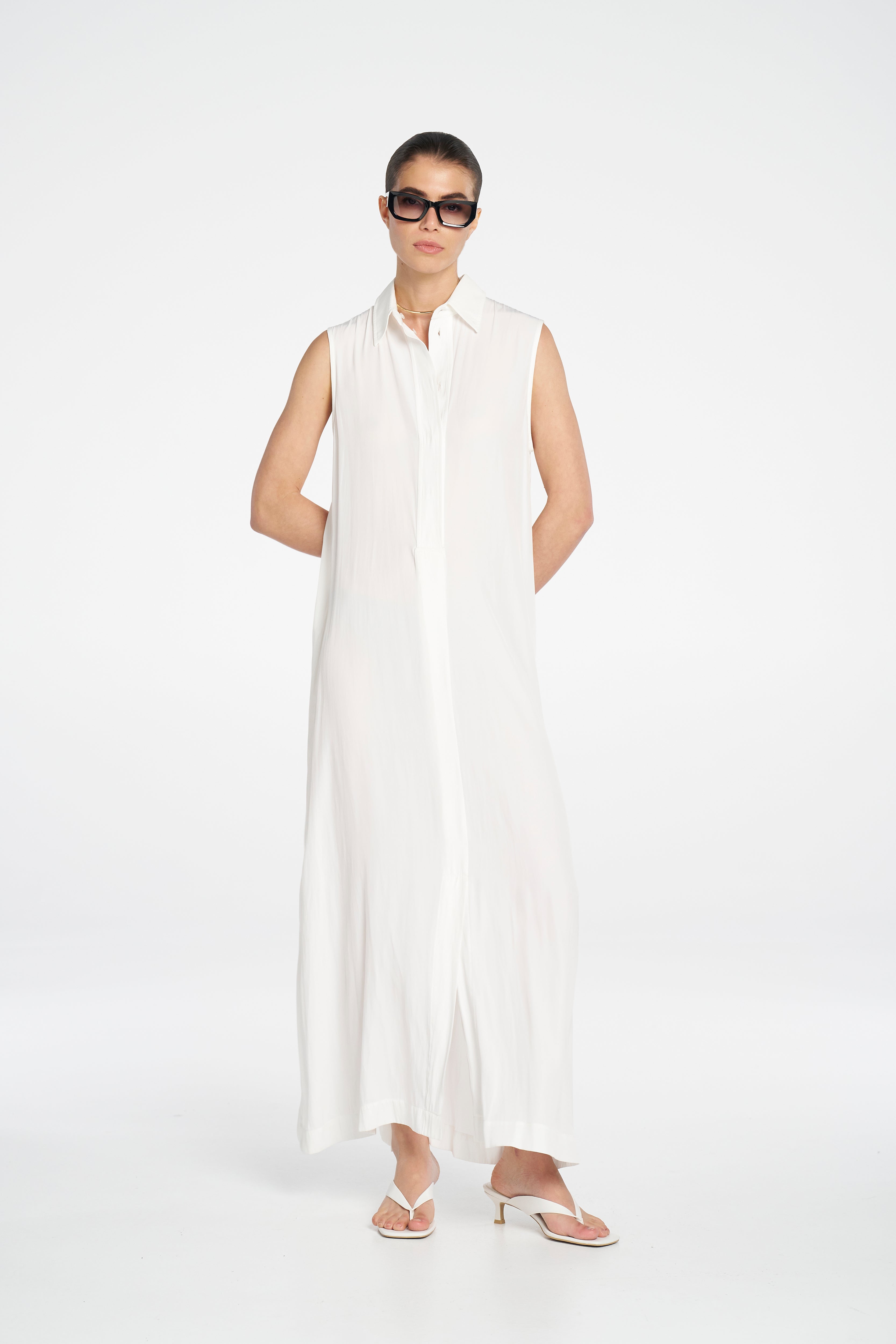 F67 3470 MAXI SHIRT DRESS - Mela Purdie