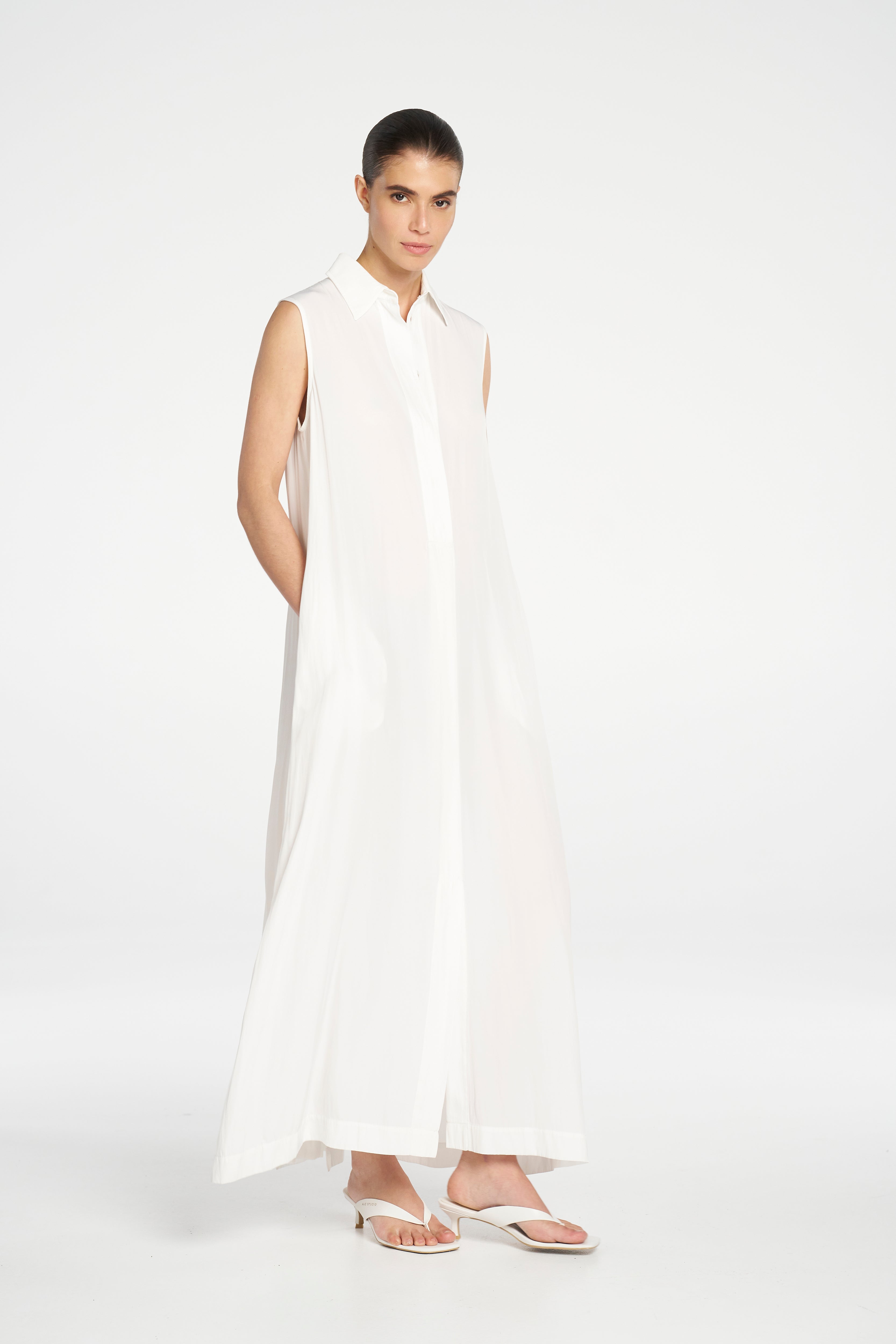 F67 3470 MAXI SHIRT DRESS - Mela Purdie