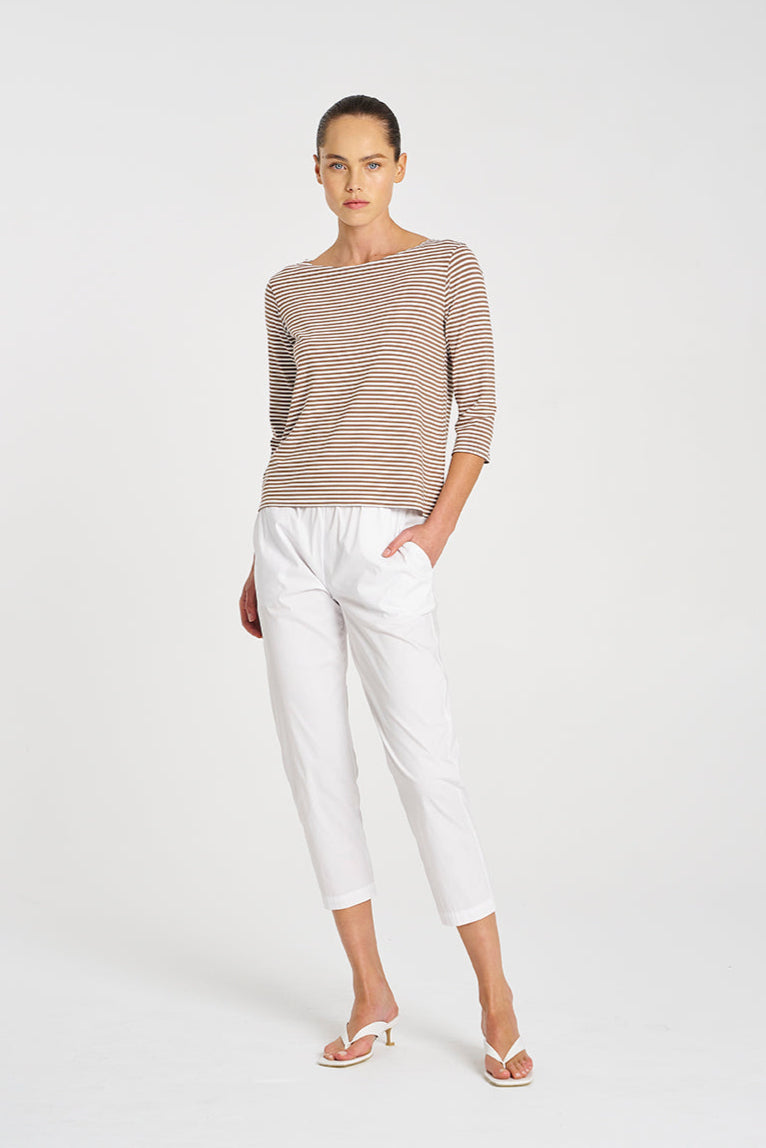 F538 2630 RELAXED BOAT NECK