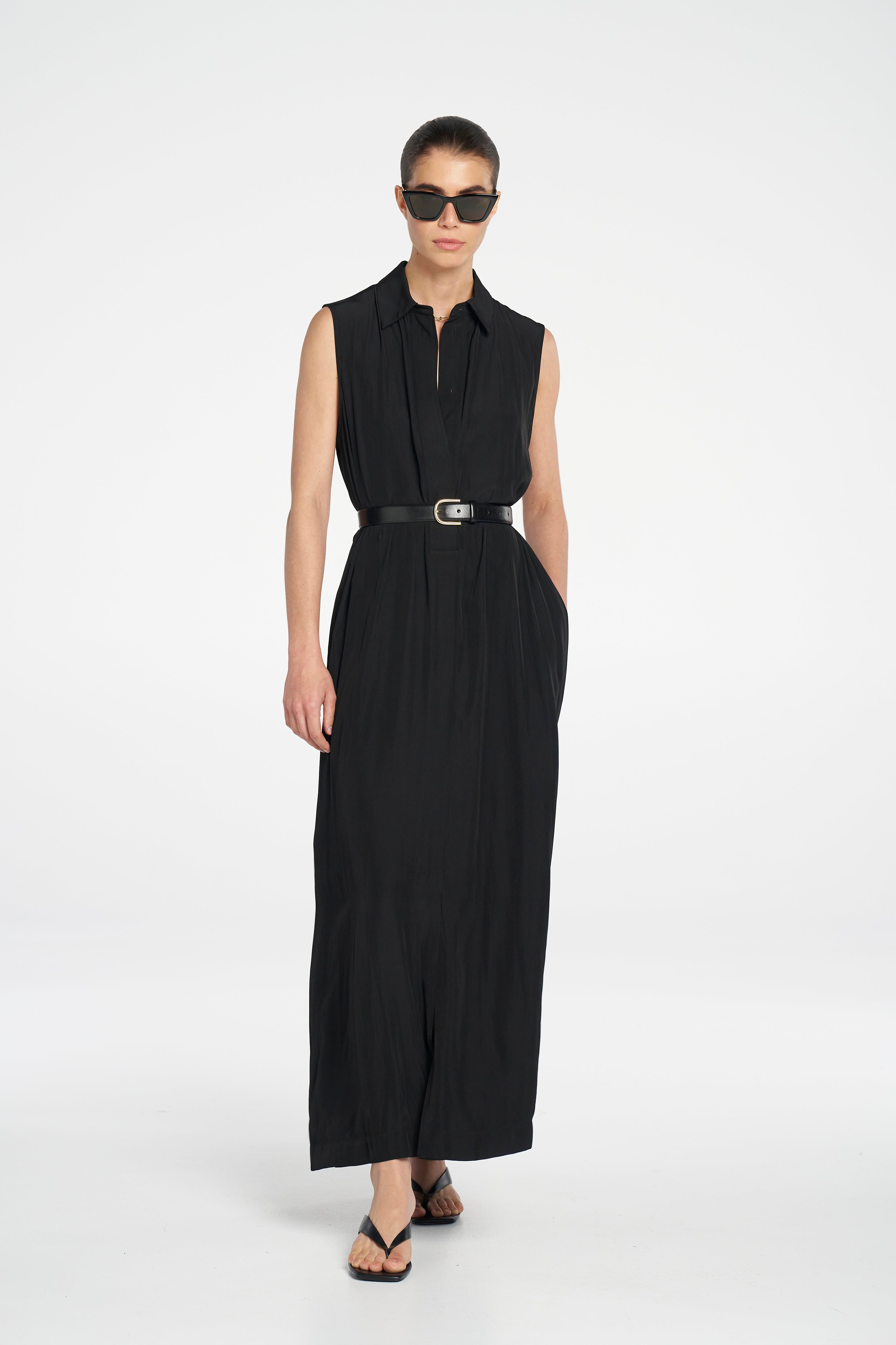 F67 3470 MAXI SHIRT DRESS - Mela Purdie