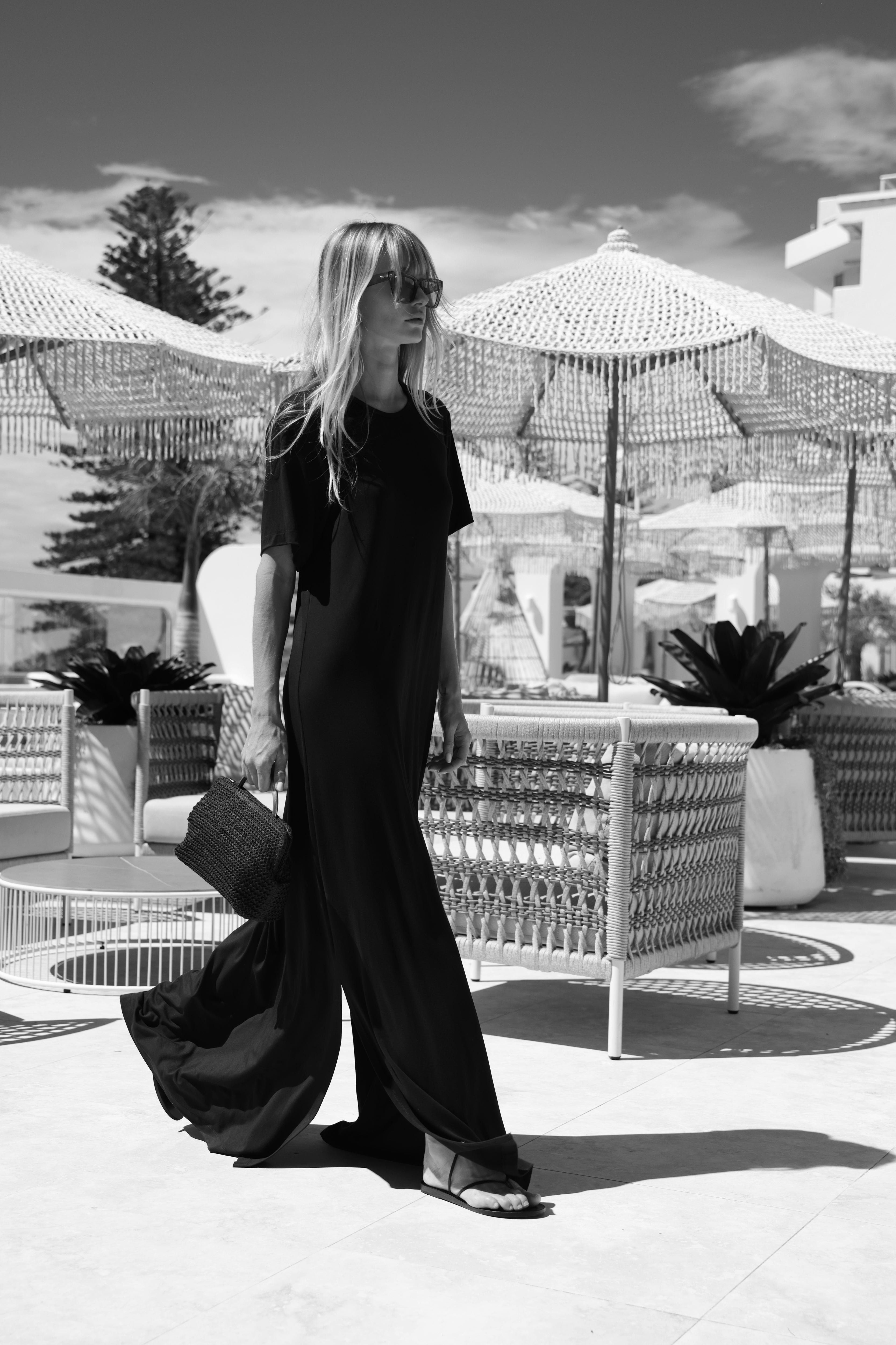 BOX T DRESS - Black - MELA PURDIE