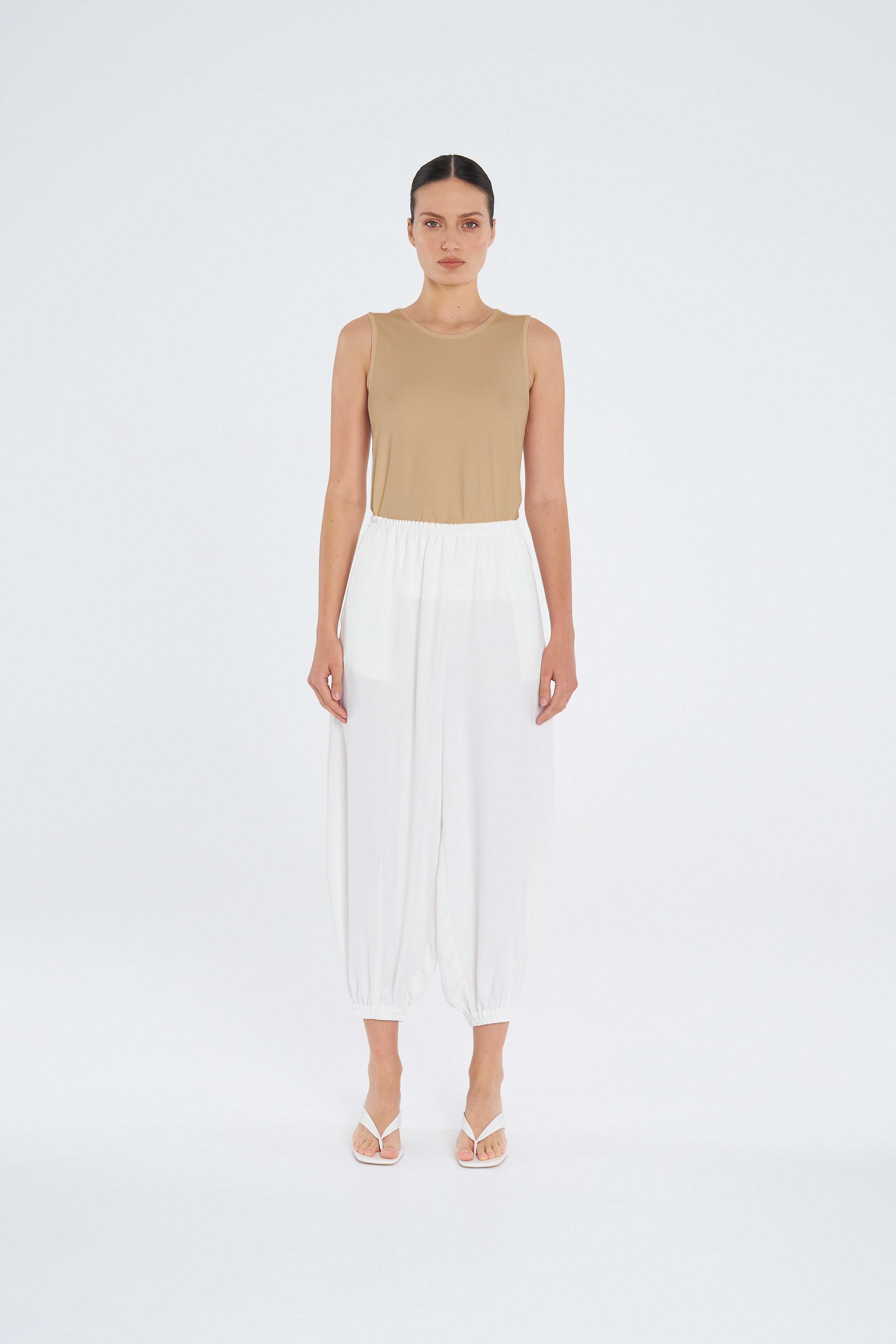 CREW TANK - Caramel - MELA PURDIE