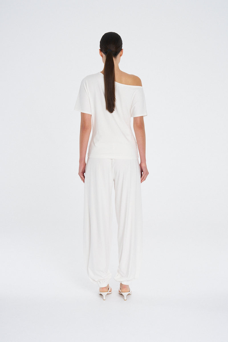 SHOULDER TOP - White - MELA PURDIE